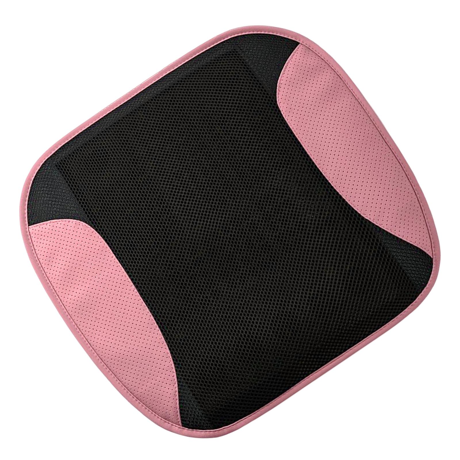 Car Seat Cover USB Port 5 Cooling Fans Inside for Office Chair Car Pink