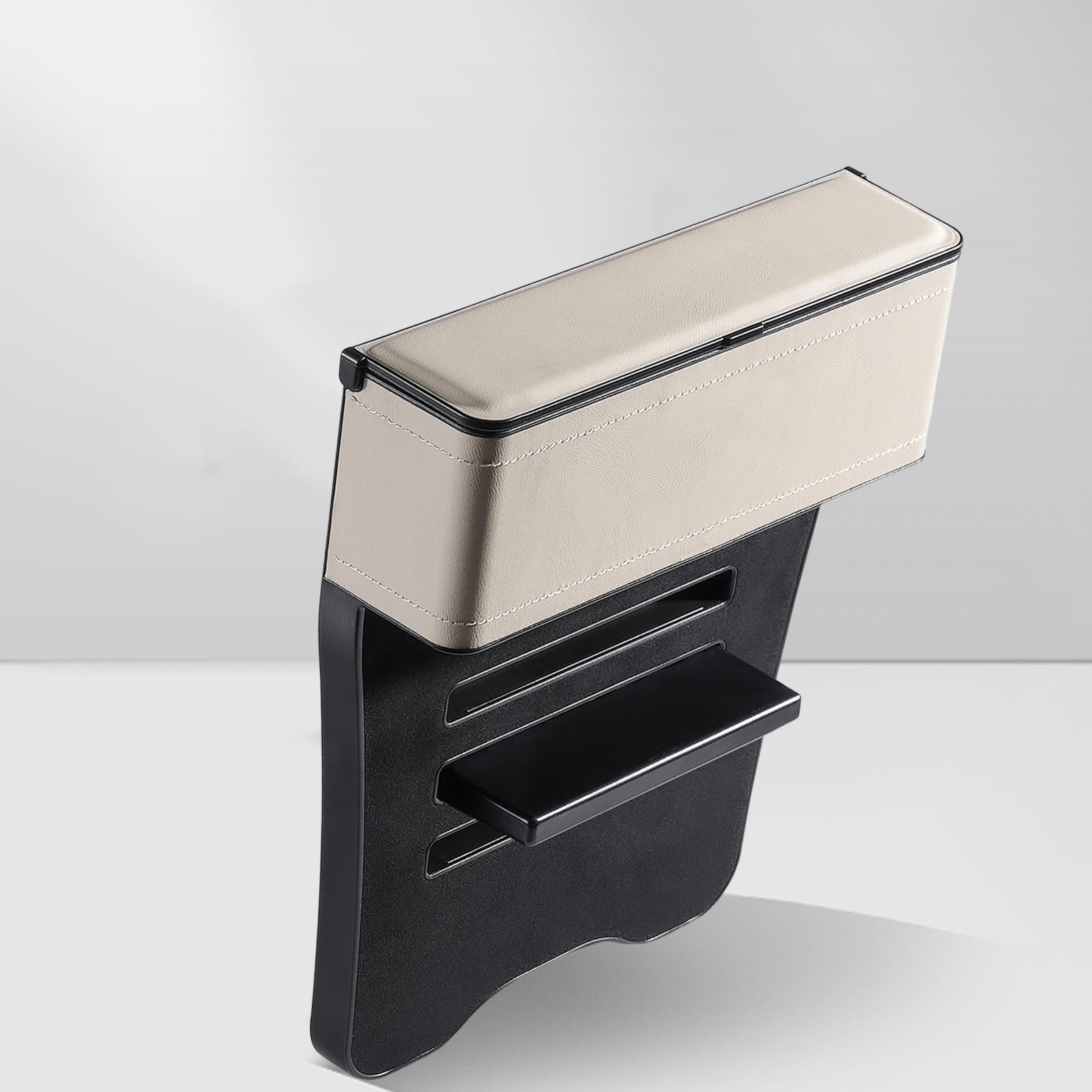 Car Seat Gap Filler Multifunction High Capacity Pocket for Cards Phones Grey