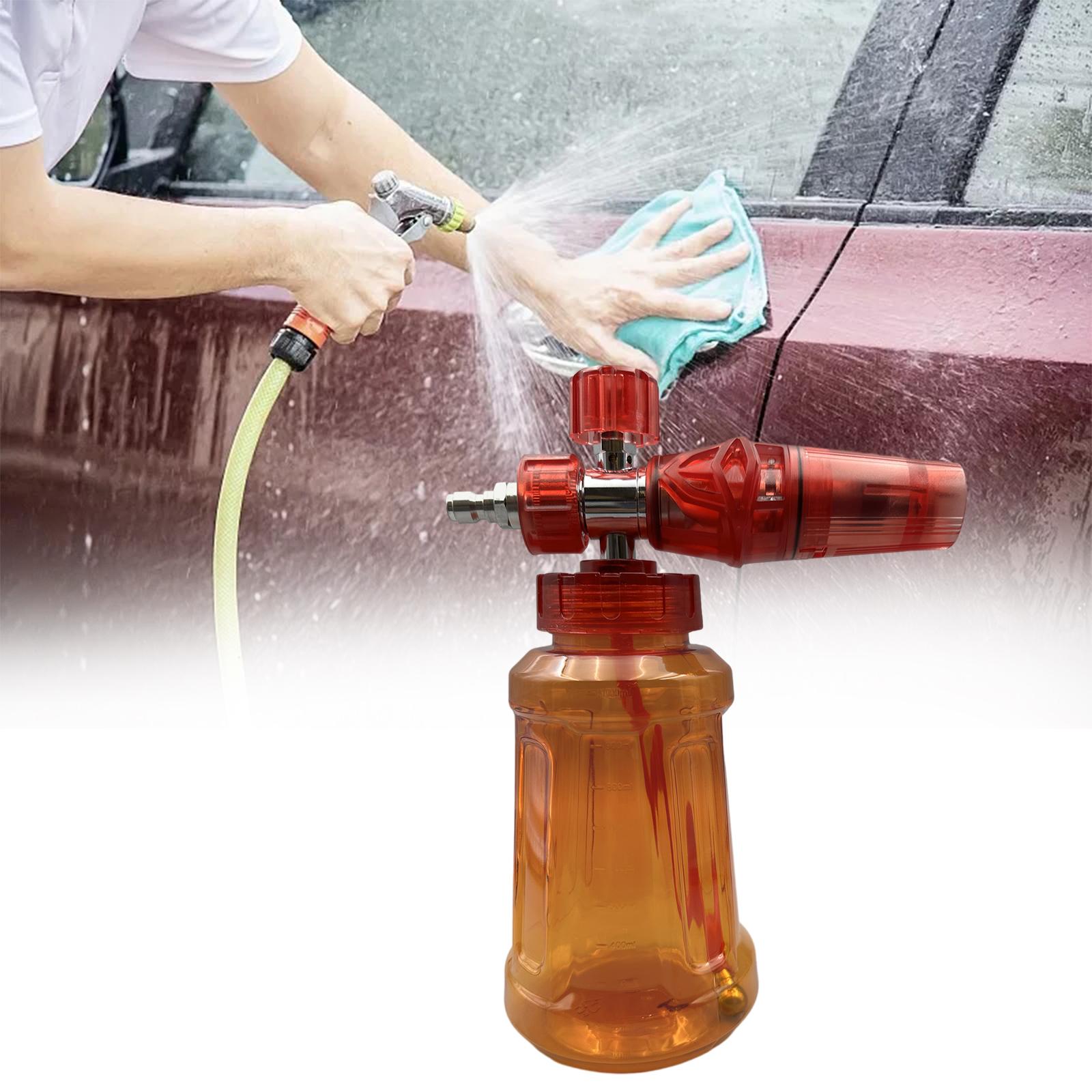 Foam Sprayer Foam Bottle Sprayer for Gardening Car Window Washing Parts Red