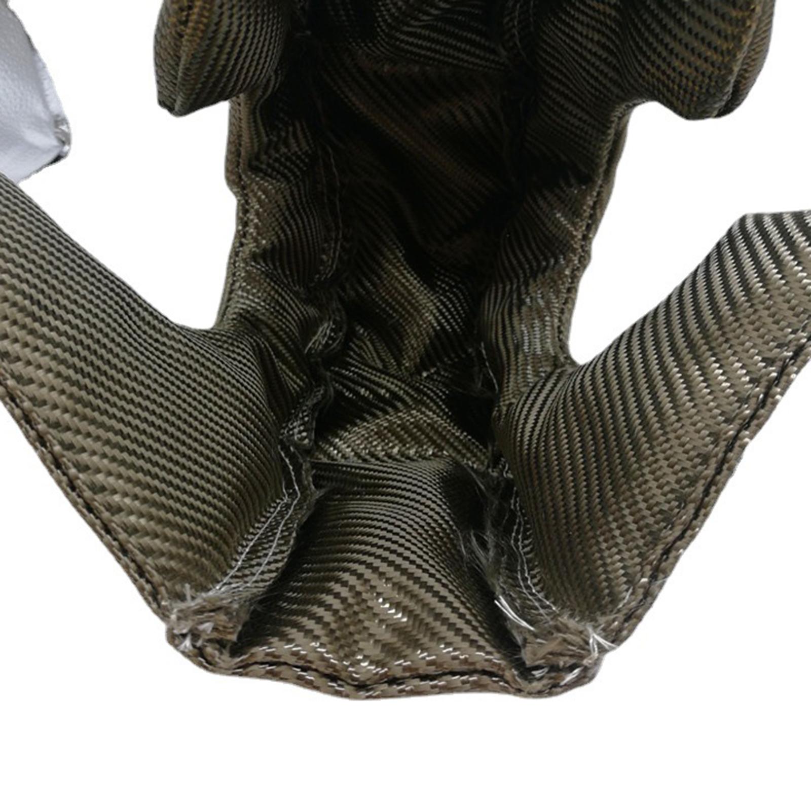 Turbocharger Cover Wrap with Locking Springs Turbo Blanket Heat Shield Cover T3