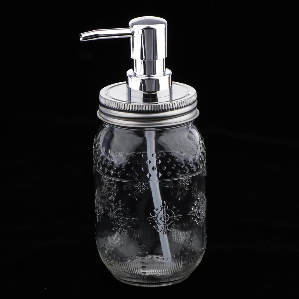 1Pc Shampoo Lotion Hand Pump Container Bottle Soap Liquid Dispenser Polished Pump