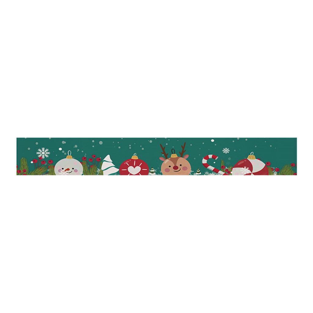 6m Merry Christmas PVC Tile Waistline Staircase Stickers Style03