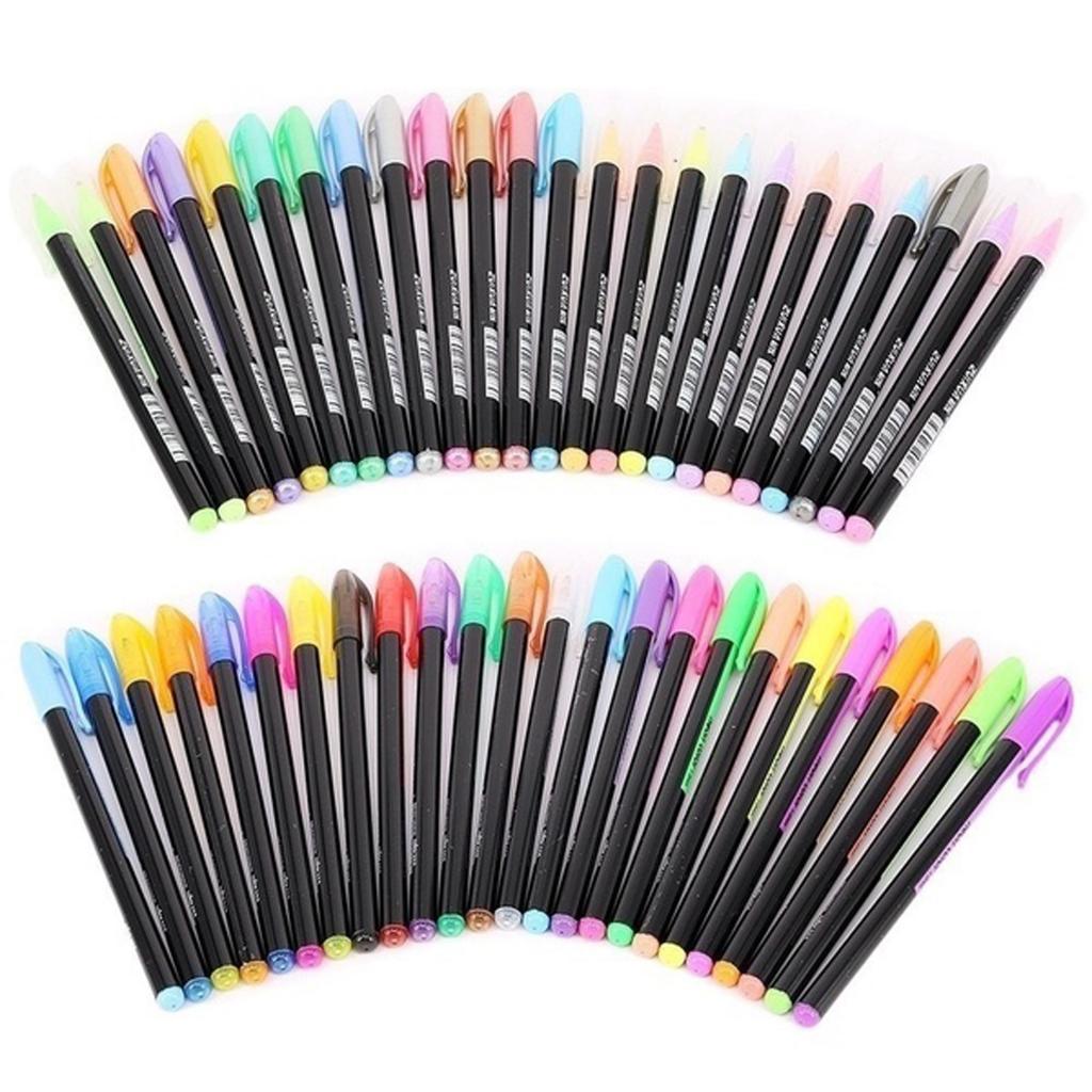 Gel Pens Set Colored Pen Fine Point Art Marker Pen Highlighter Pen 12 Colors