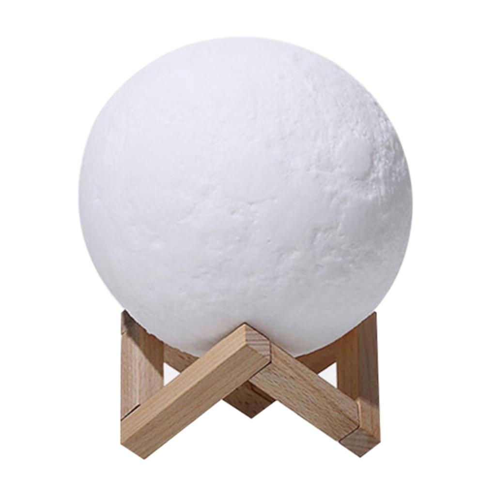 3D Moon Night Light Humidifier Touch Lamp USB Air Aroma Diffuser 13cm