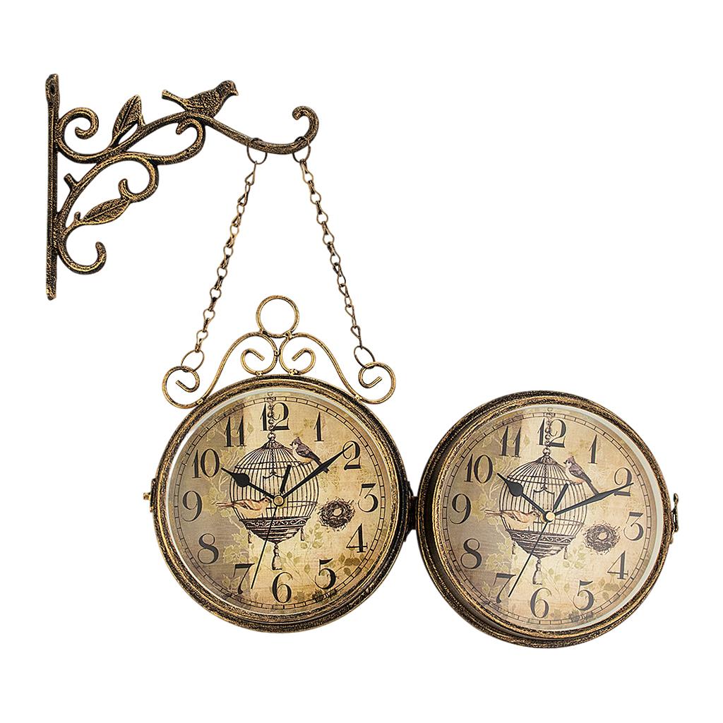 Double Sided Wall Clock