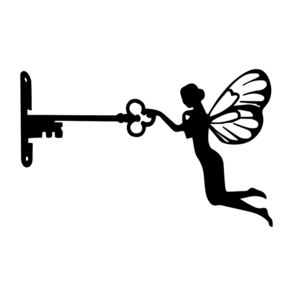 Fairy Silhouette Garden Stake