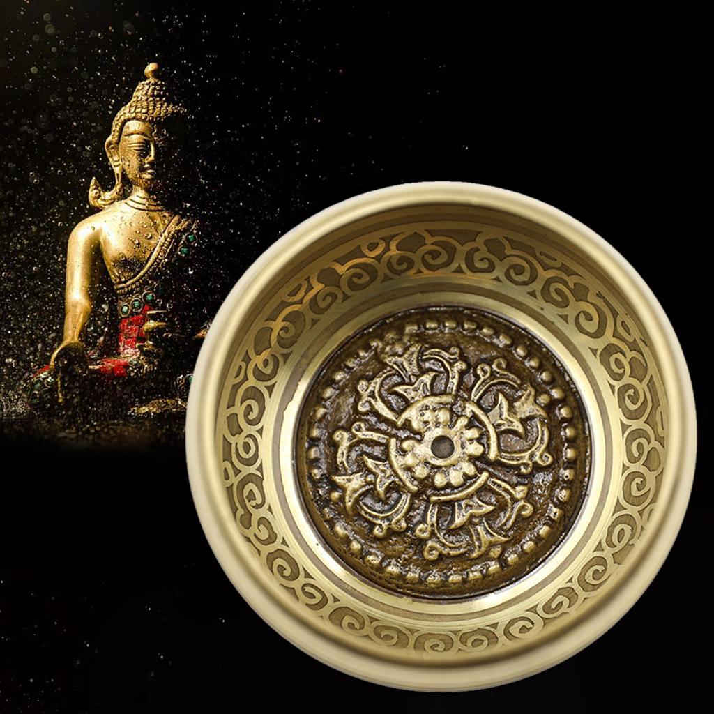 Nepal Singing Bowl Set Meditation Sound Bowl Relaxation Brass Six Character