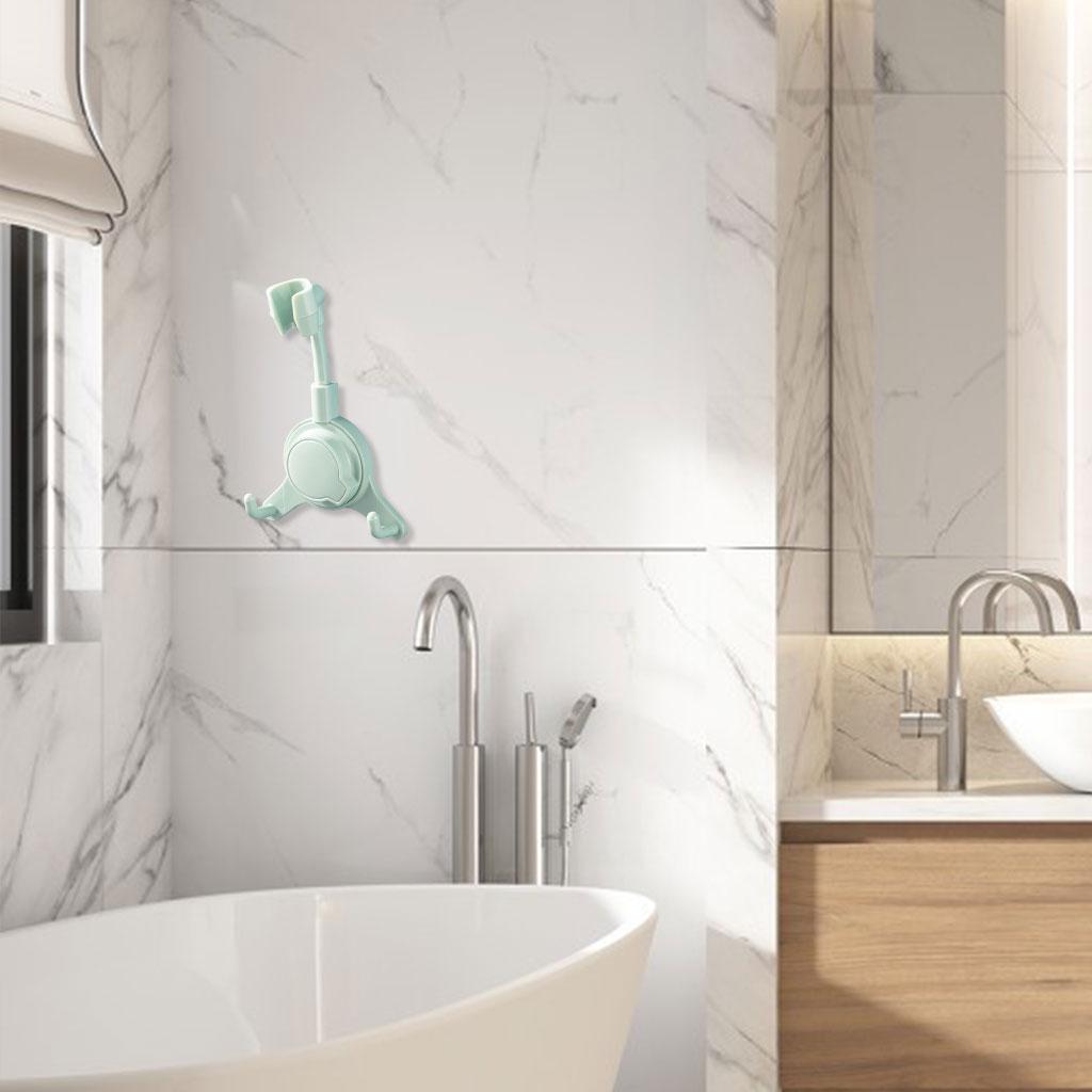 Shower Head Holder 360 Degree Rotatable Handheld Flexible Showerhead Bracket Green