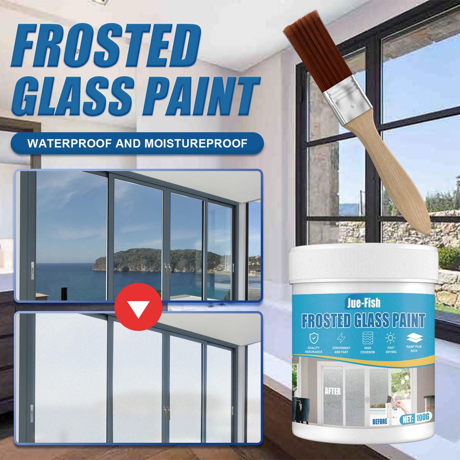 Window Film Frosted Glass Film Paint Matt Frosted Effect 100G for Office