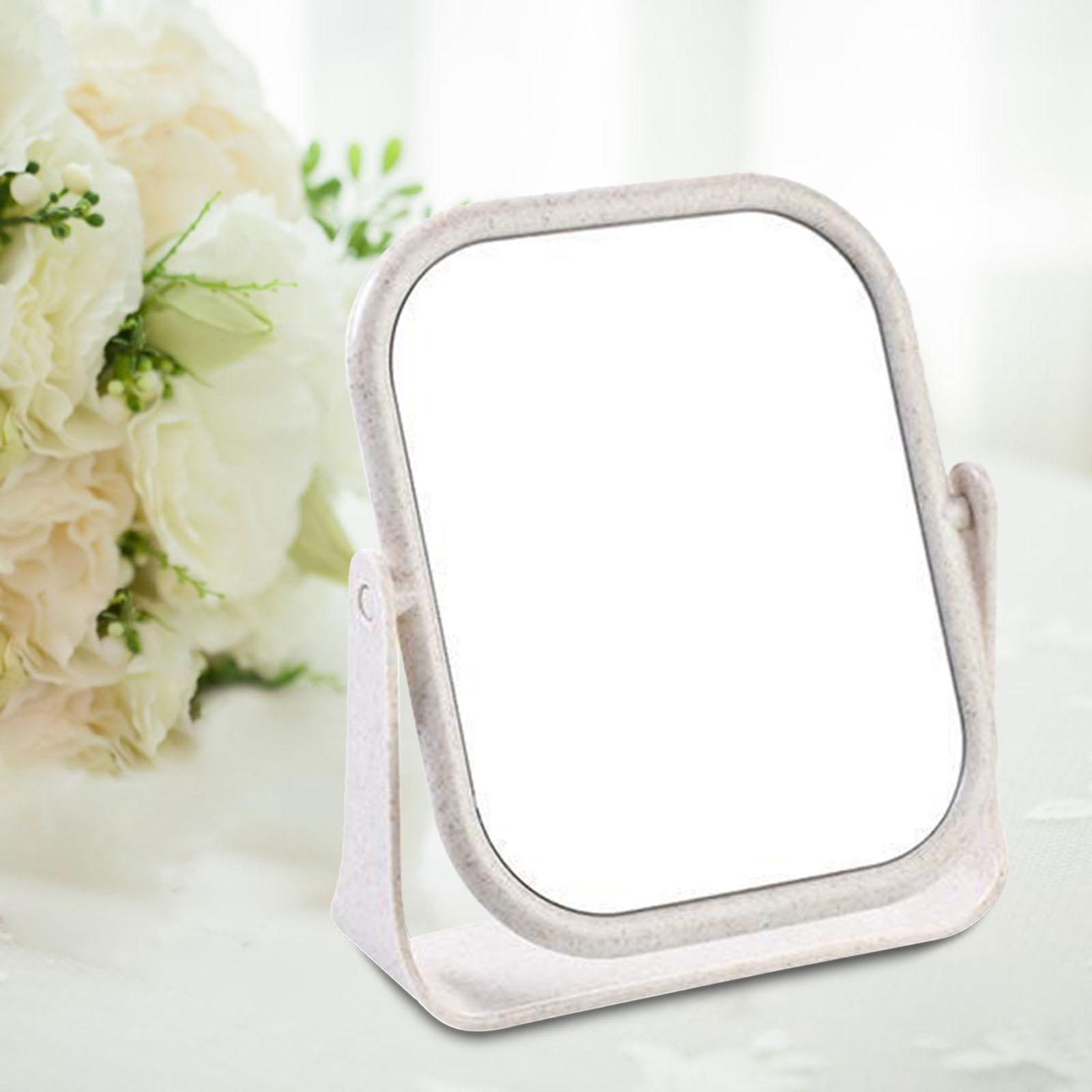 Cosmetic Mirror HD Table Makeup Mirror for Vanity Shaving Dressing Skin Care Rectangle