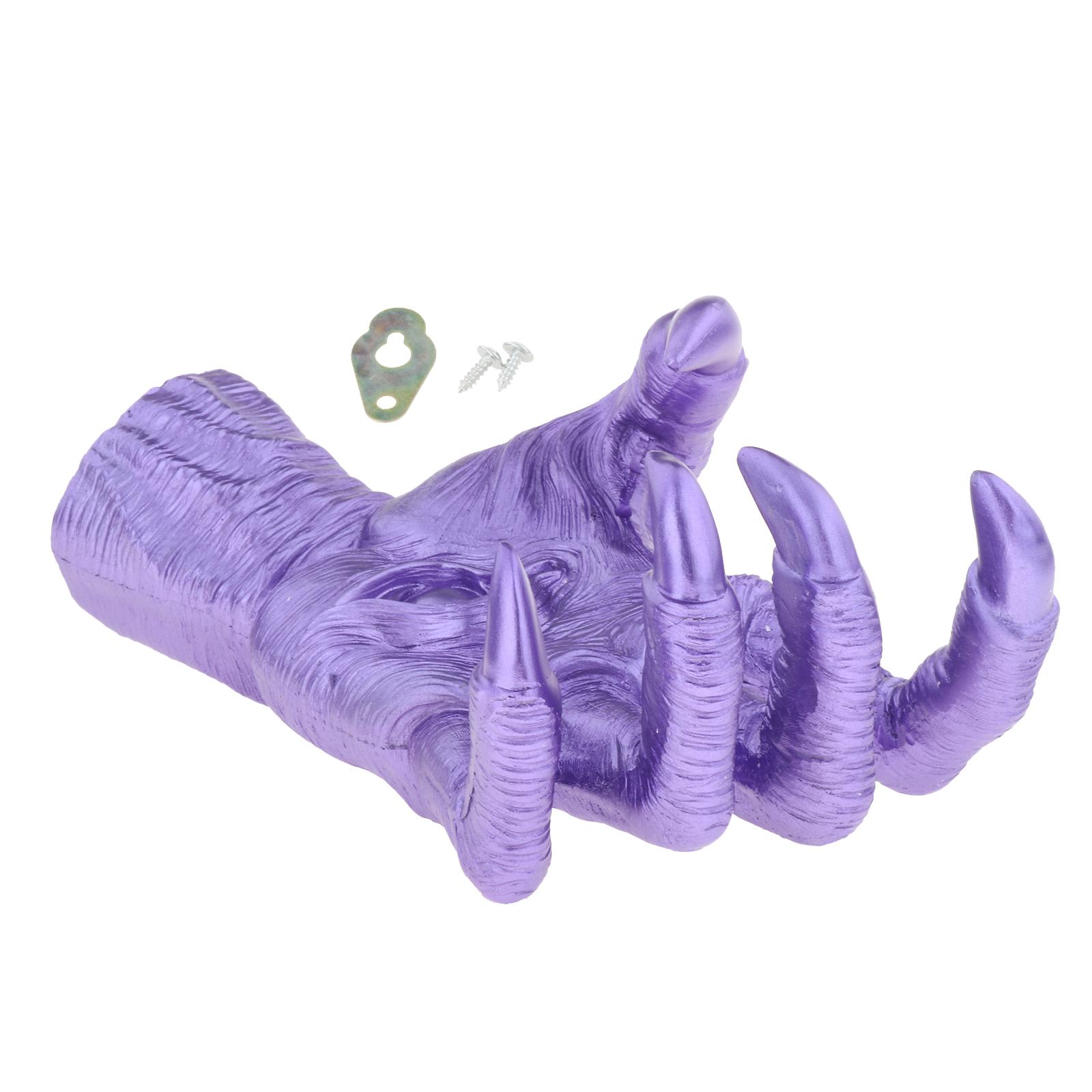 Witch's Demon Hand Wall Hanging Statue Sculpture for Living Room Purple