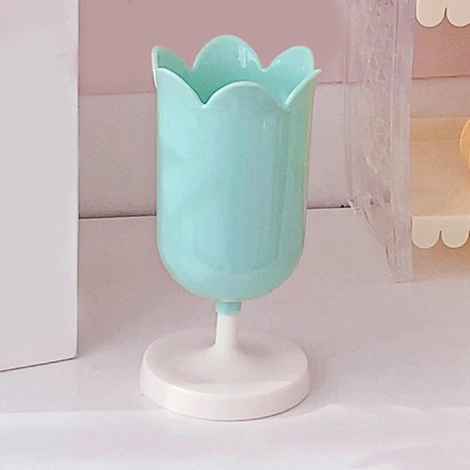 Pen Holder Table Vase Photo Props Pencil Organizer Flowerpot Office Green