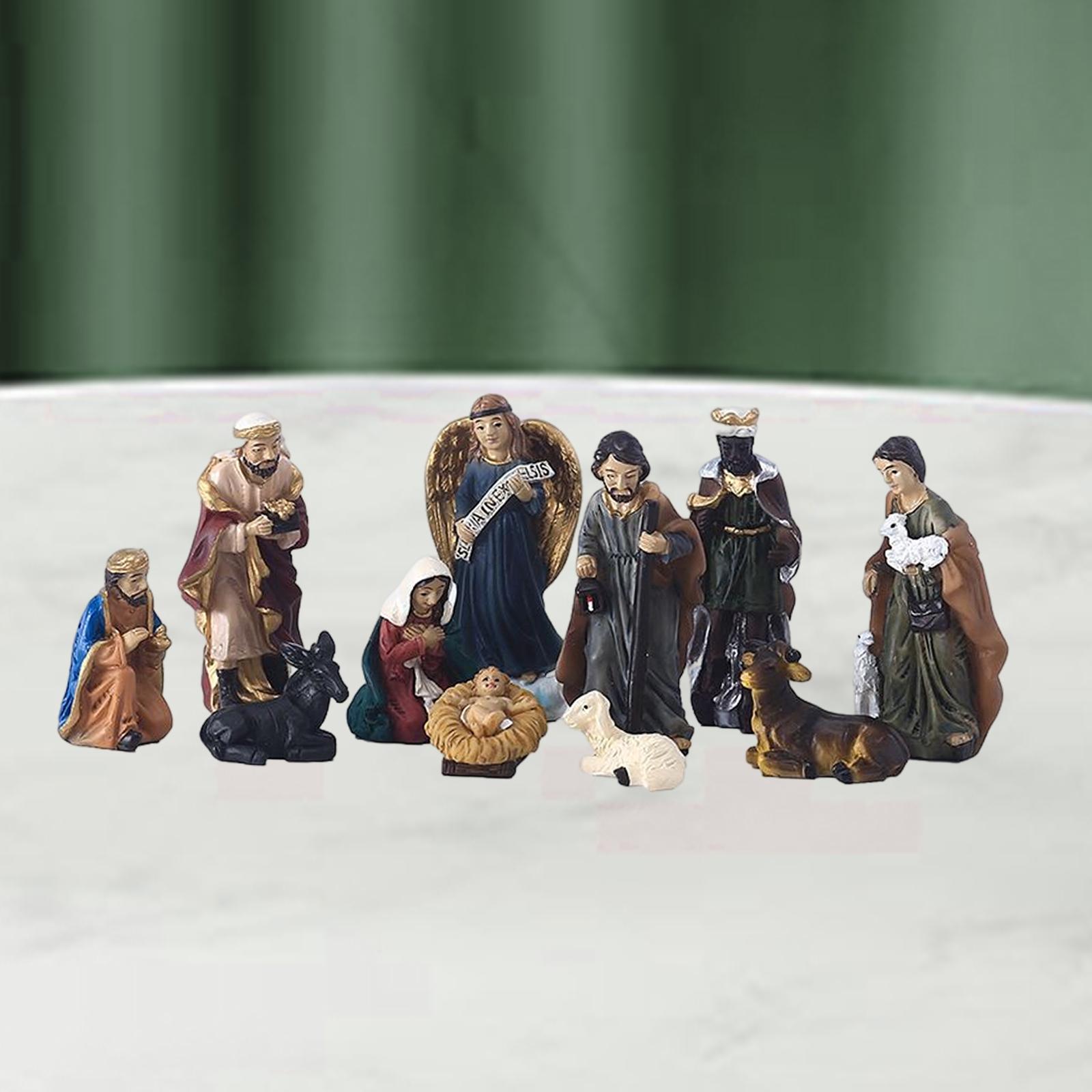 Nativity scene Resin Figures Decorative Crafts Accessories Gifts