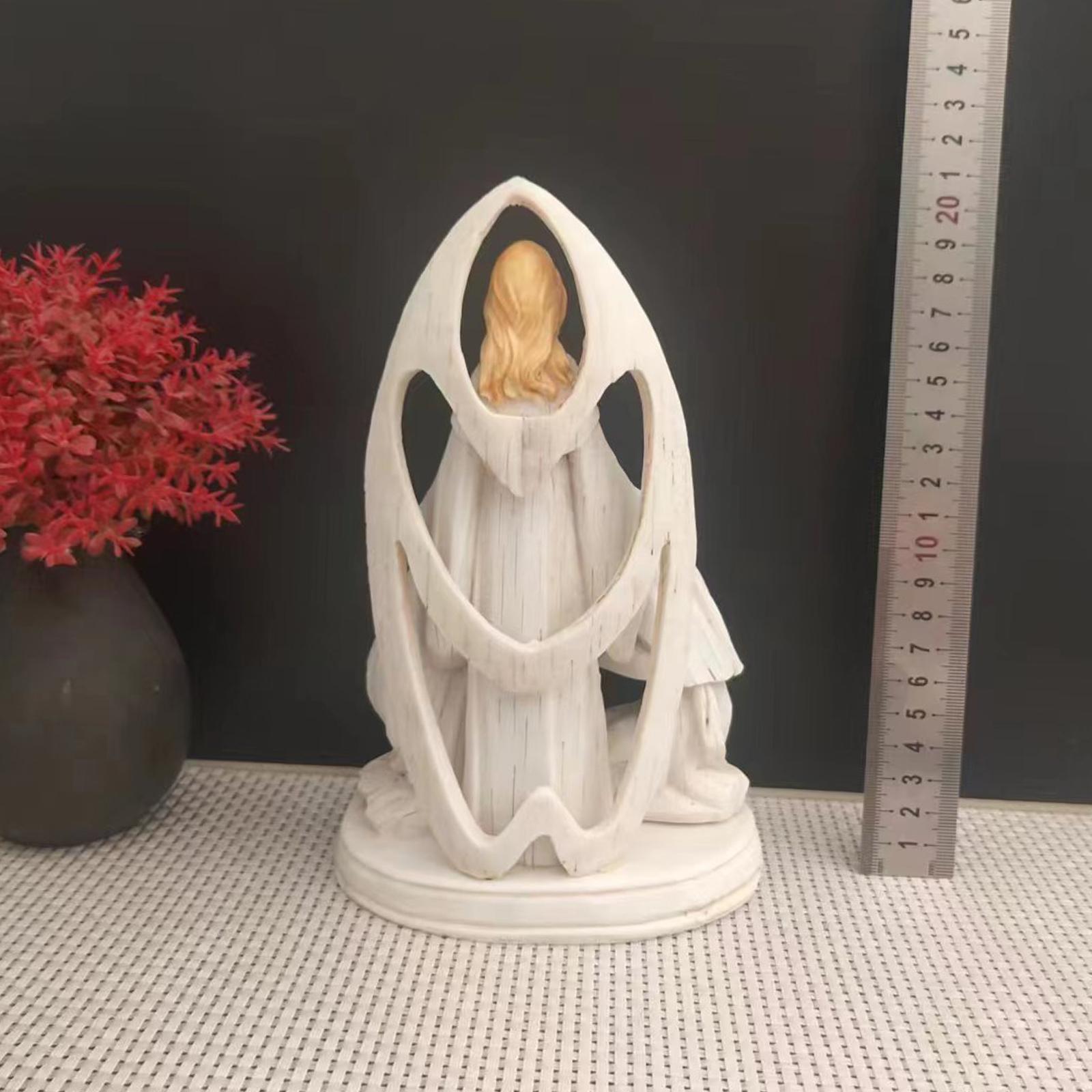 Holy Family Resin Statue Sculpture Display Artwork Nativity Scene Figurines