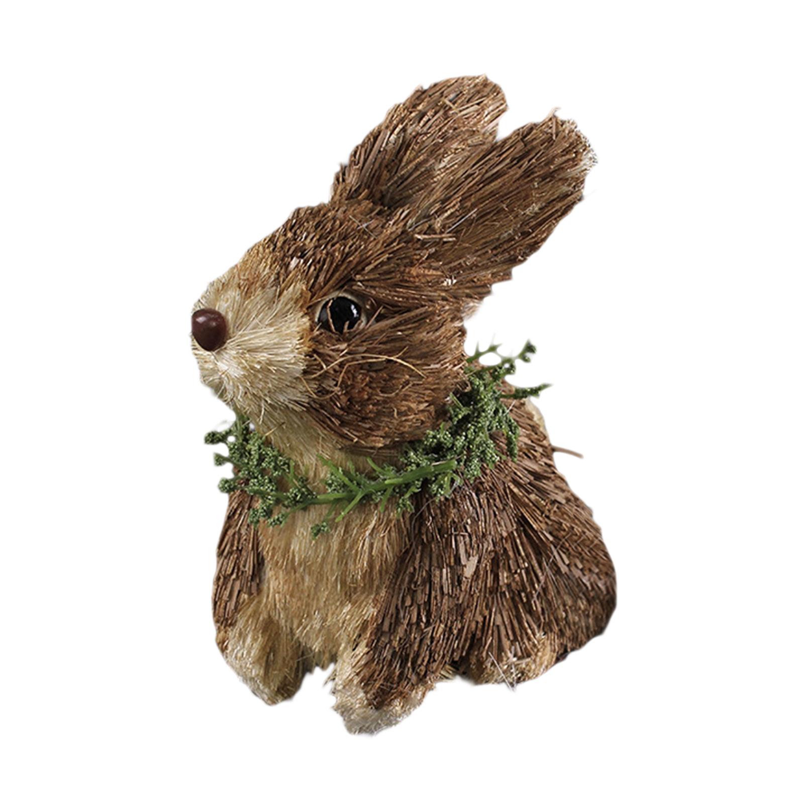 Straw Rabbit Statue