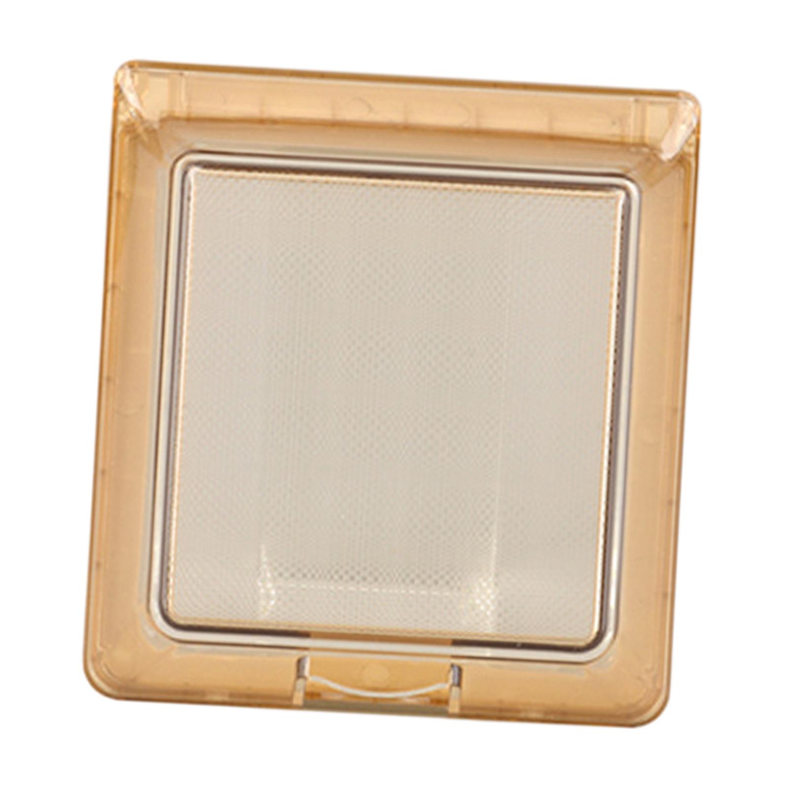 Switch Cover Waterproof Wall Switch Box for Home Improvement Workshop Office Clear Orange