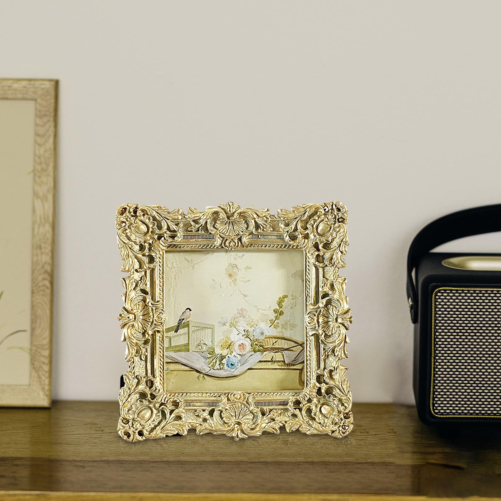 Resin Photo Frame European Style Picture Frame for Gallery Apartment Wedding