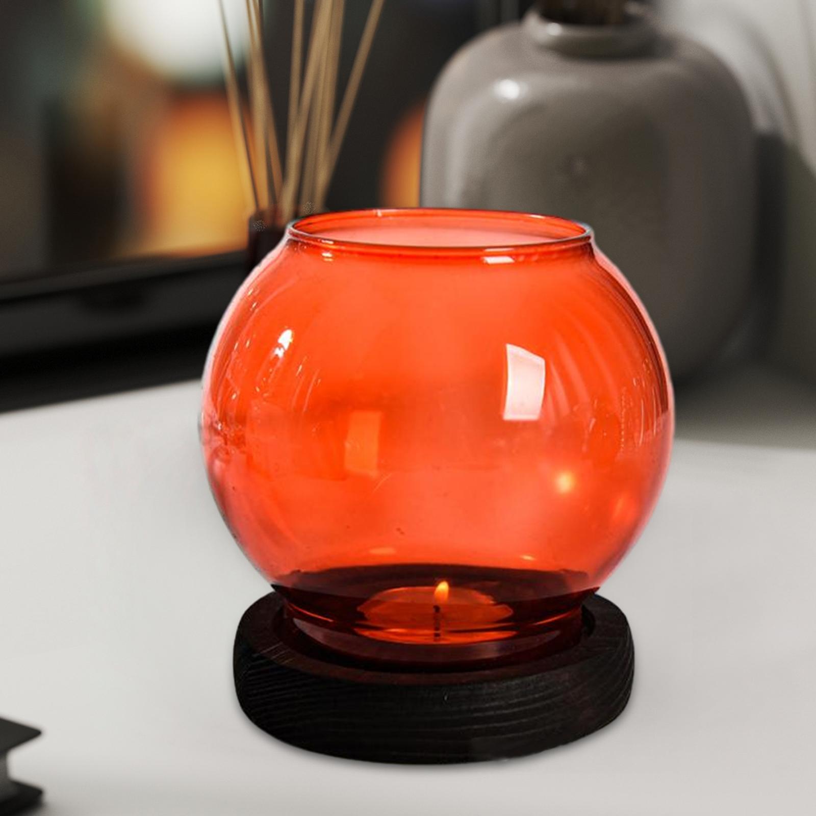 Glass Candlestick Living Room Parties Banquet Birthday Wedding Candle Holder Red