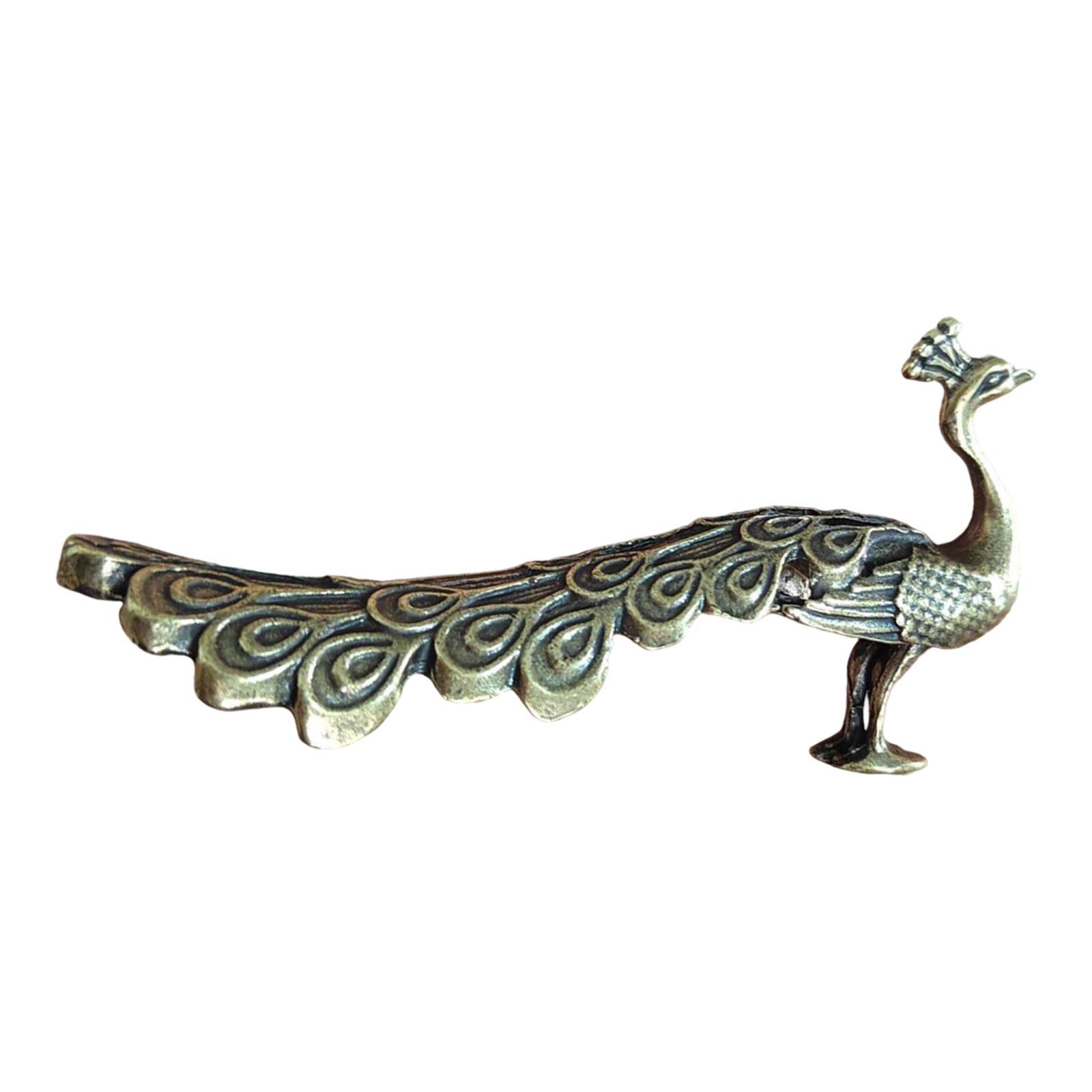 Brass Peacock Figurine