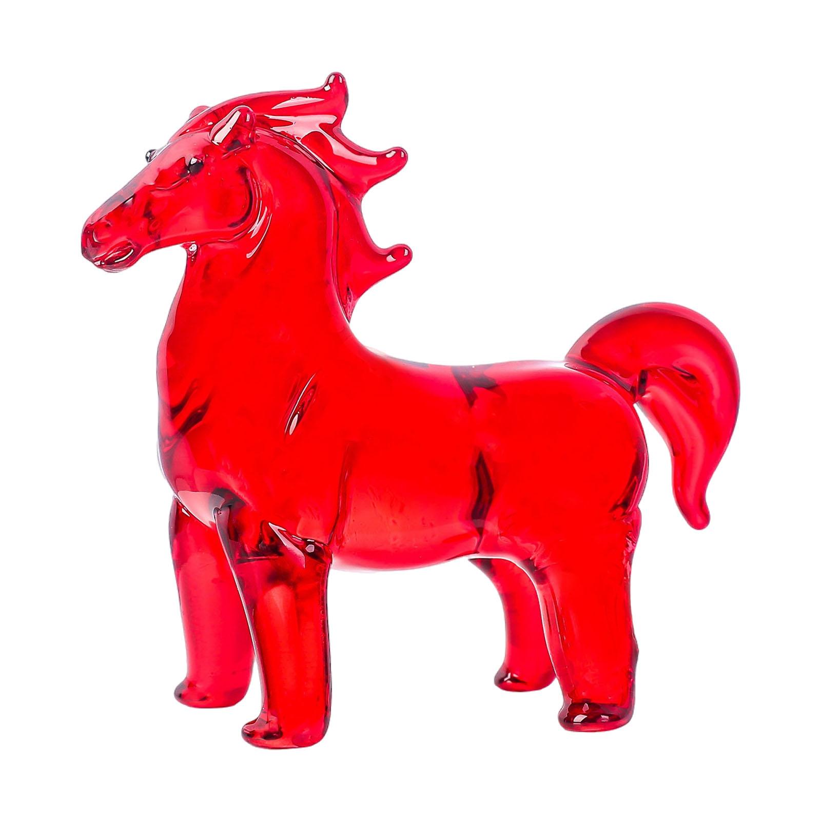 Glass Horse Figurine
