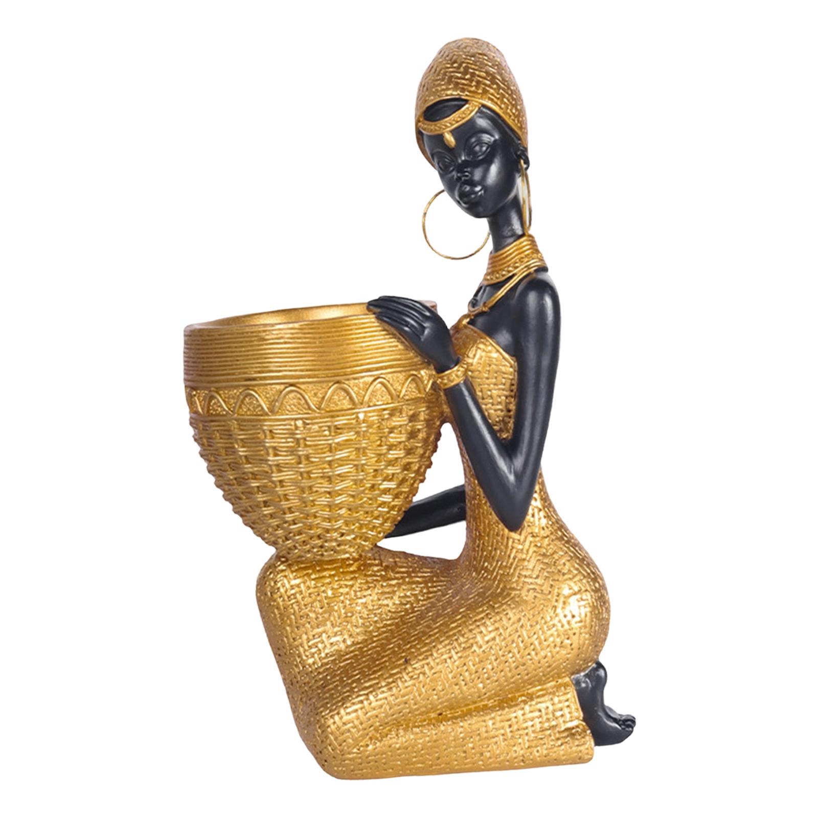 African Tribal Lady Statue