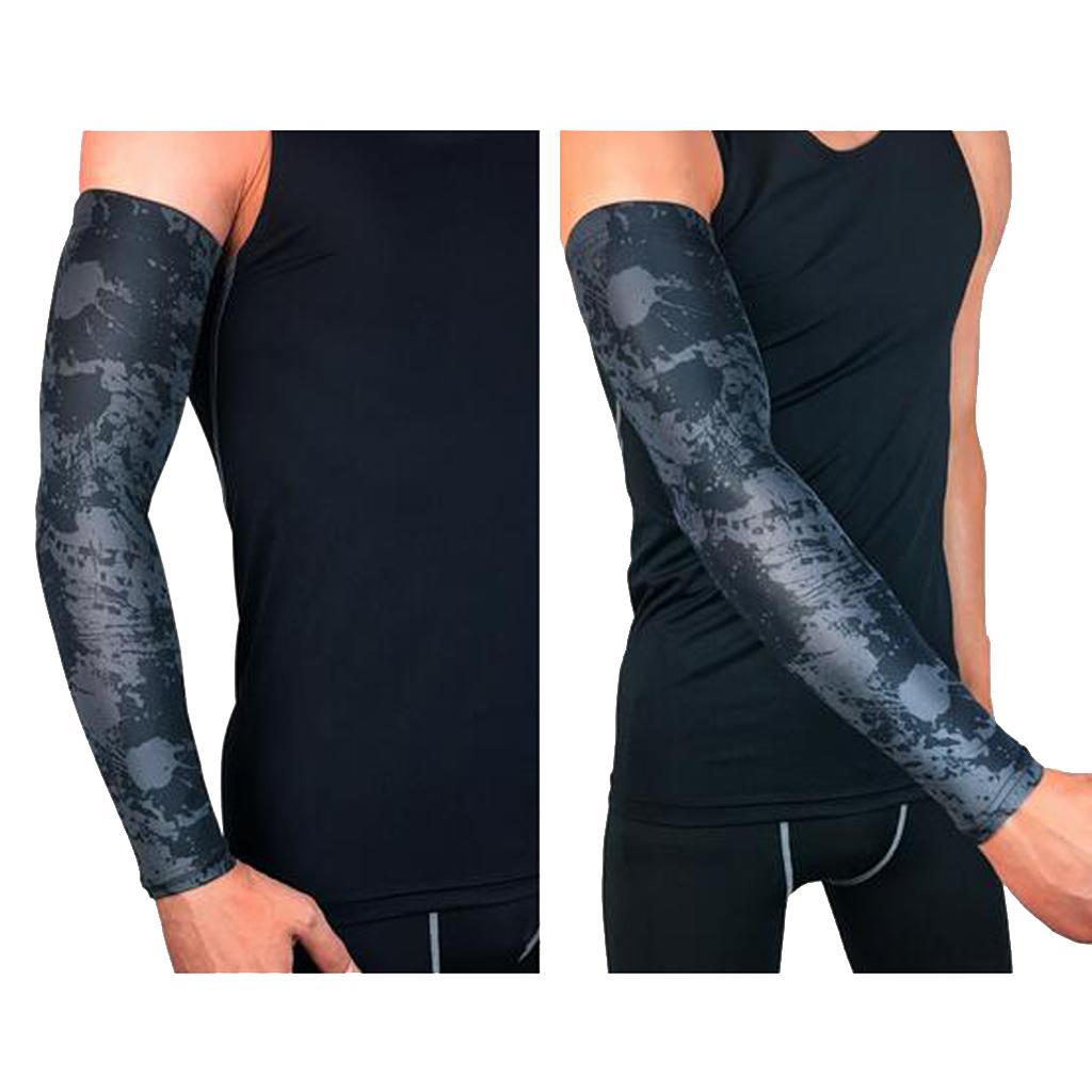Outdoor Sports Basketball Compression Arm Sleeves Muscle