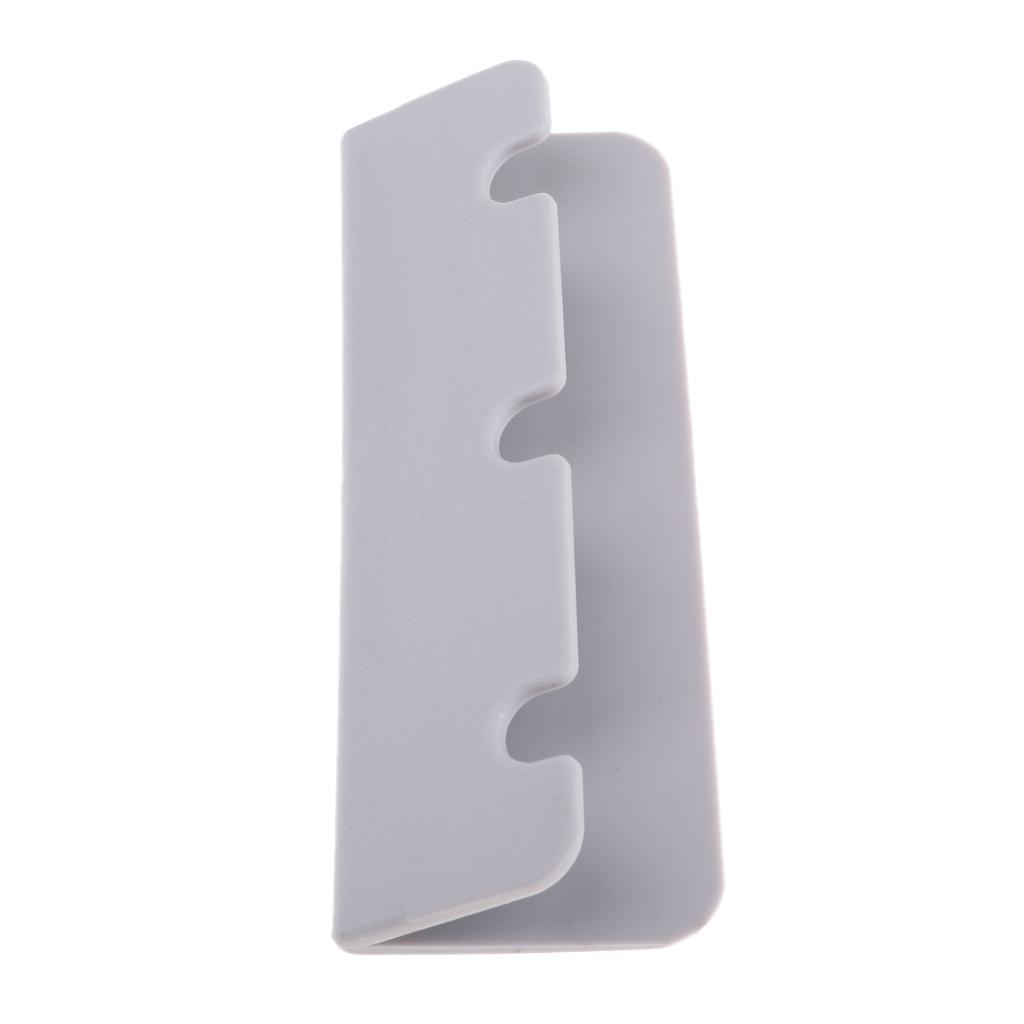 Gray PVC Boat Seat Hook, Clip Brackets for Inflatable Boat, Rib, Dinghy, Kayak, Canoe Boat
