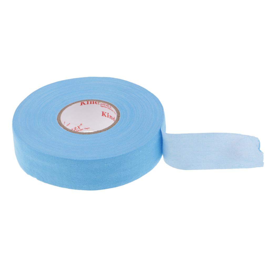 Cloth Hockey Stick Handle Sticky Grip Tape Ice Hockey Wrap Blue