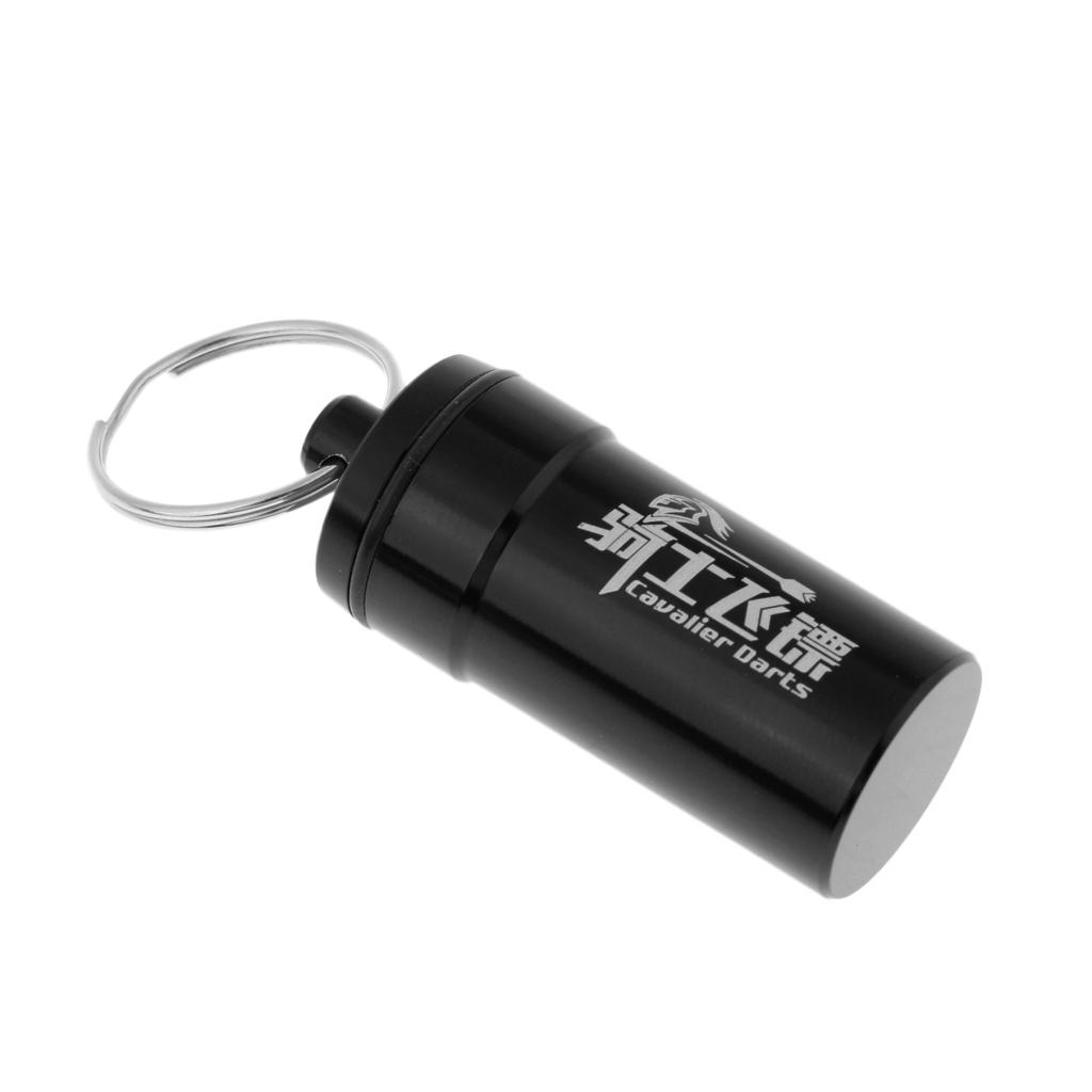 Portable Dart Flight Saver Protector Soft Tip Accessories Storage Box Black