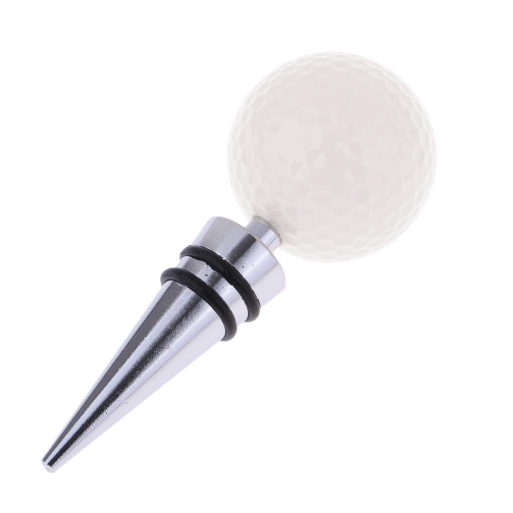 Golf Wine Stopper Bottle Sealer Replacement Stoppers Decorative White