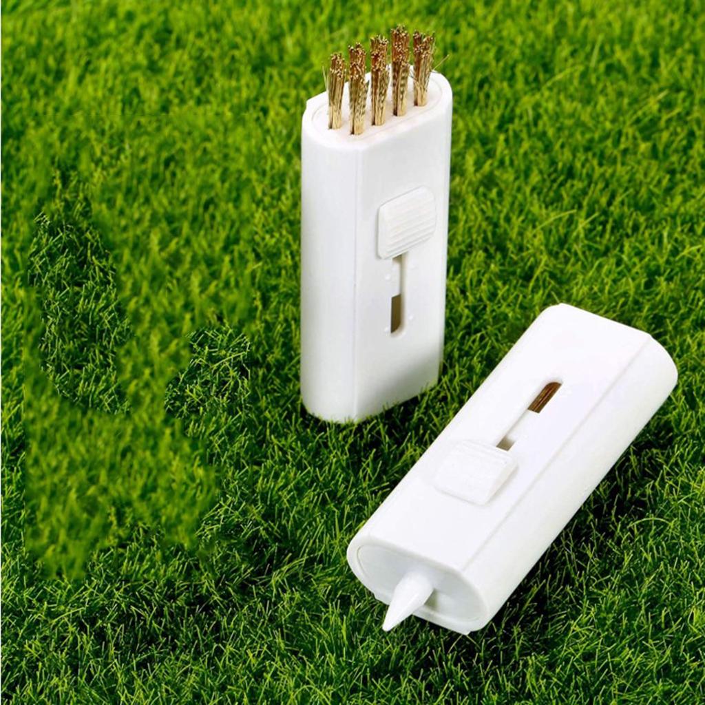 Golf Club Brushes Pocket Retractable Groove Cleaning Tool Portable Cleaner