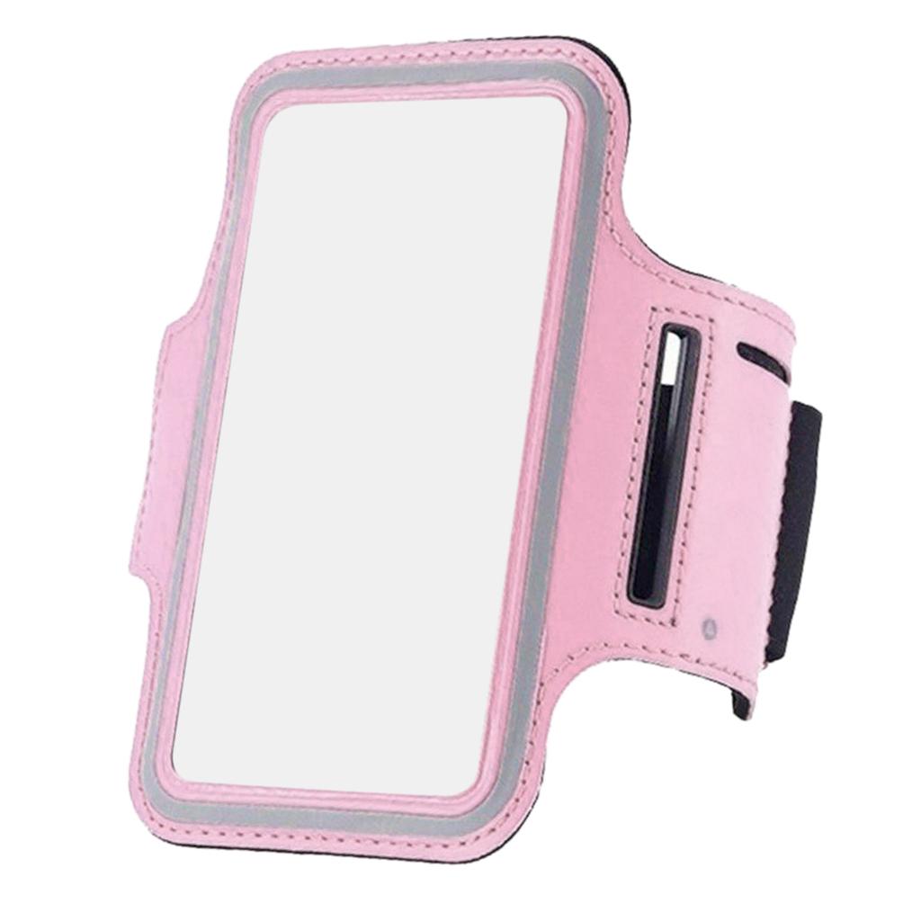 Sports Running Cell Phone Armband Waterproof Pink 4.7inch