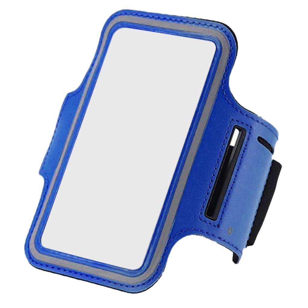 Sports Running Cell Phone Armband Waterproof Deep Blue 4.7inch