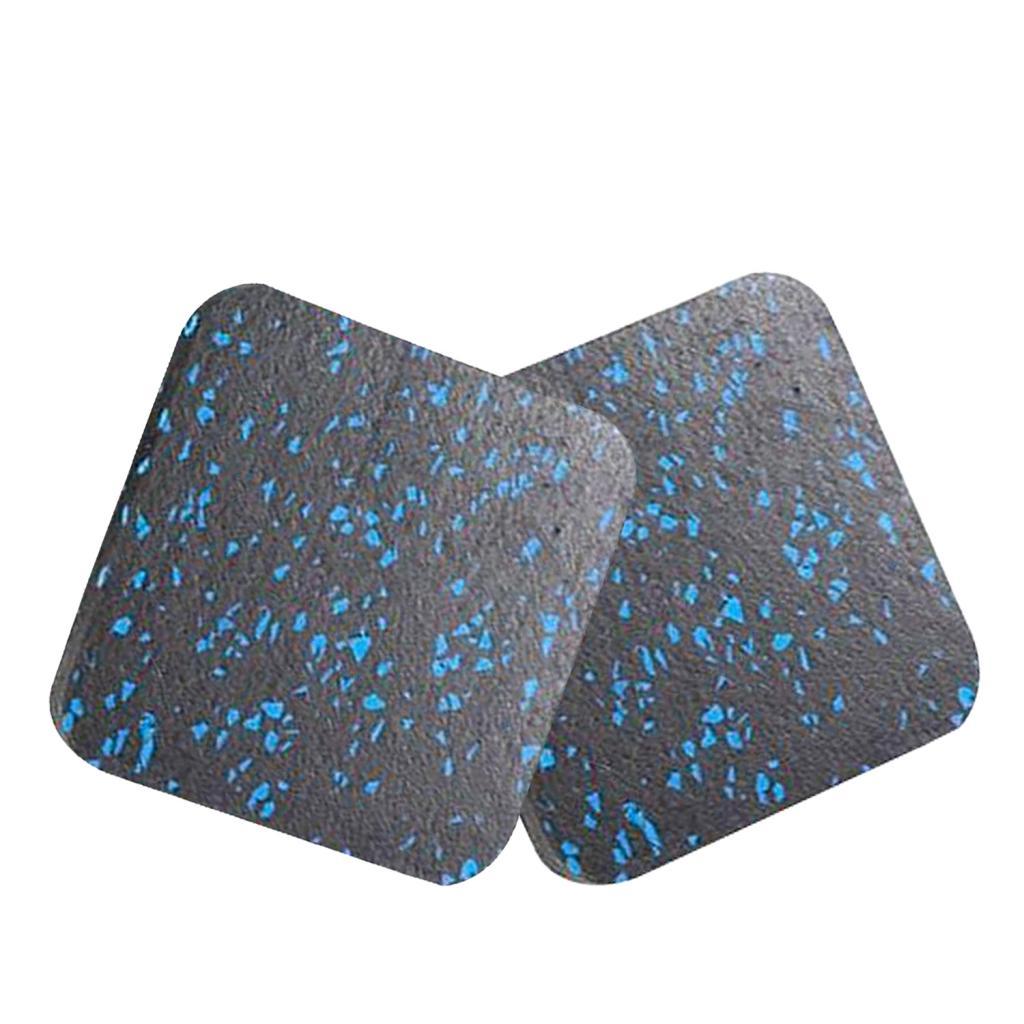 2x Treadmill Mat Blue