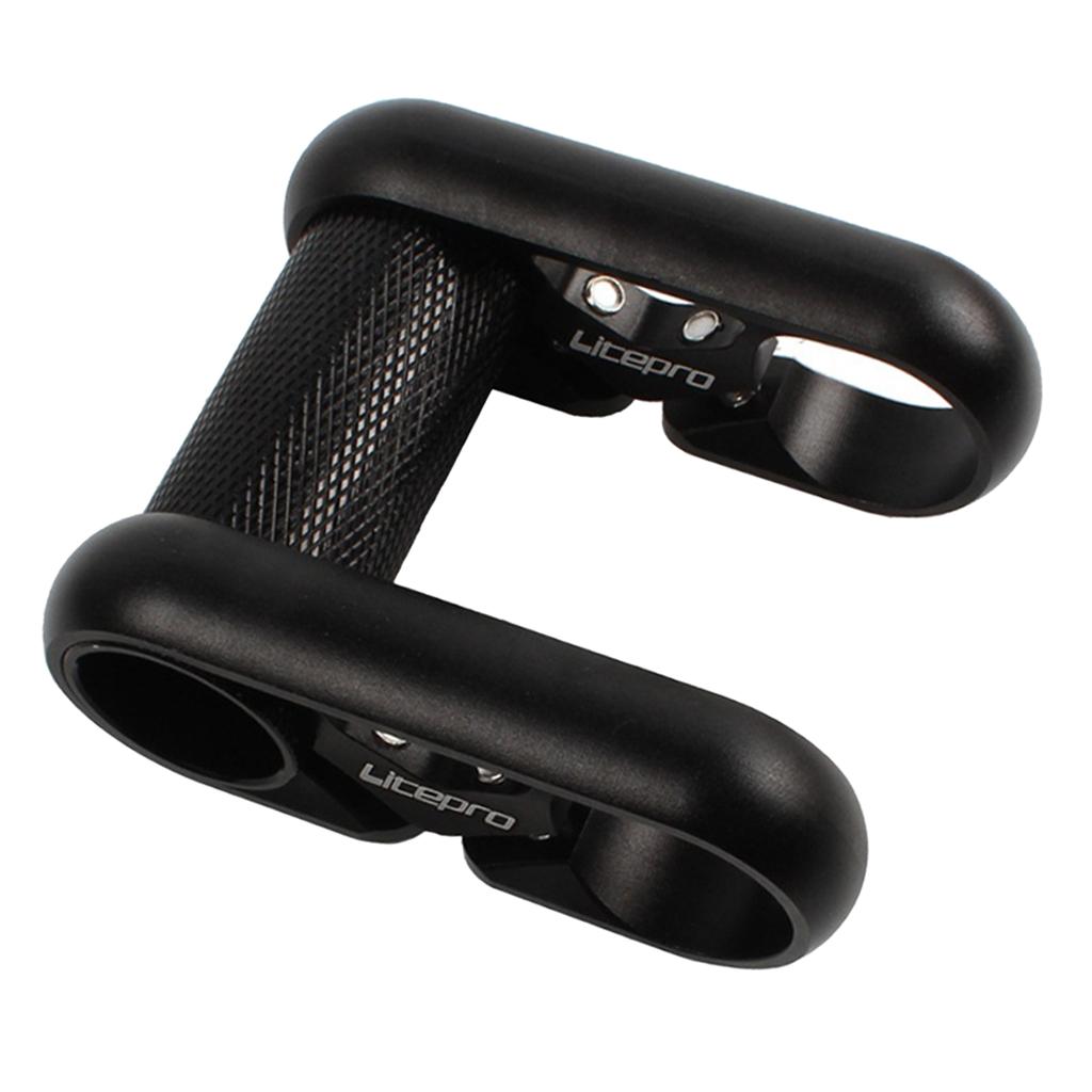 Double Bike Stem Road Bike Stem Riser Handlebar Adjuster Head Up Black