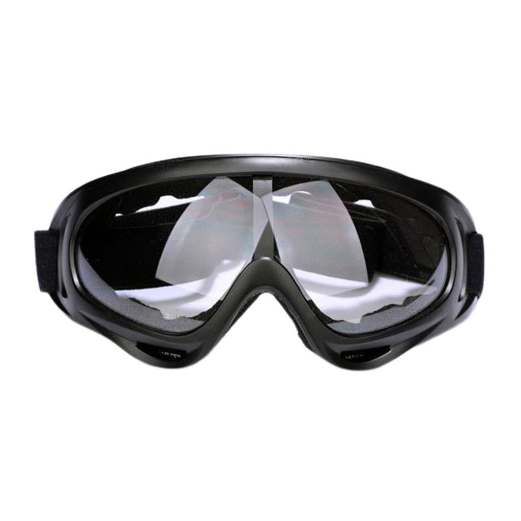 UV400 Protective Lens Windproof Dust-proof Skiing Goggles Clear