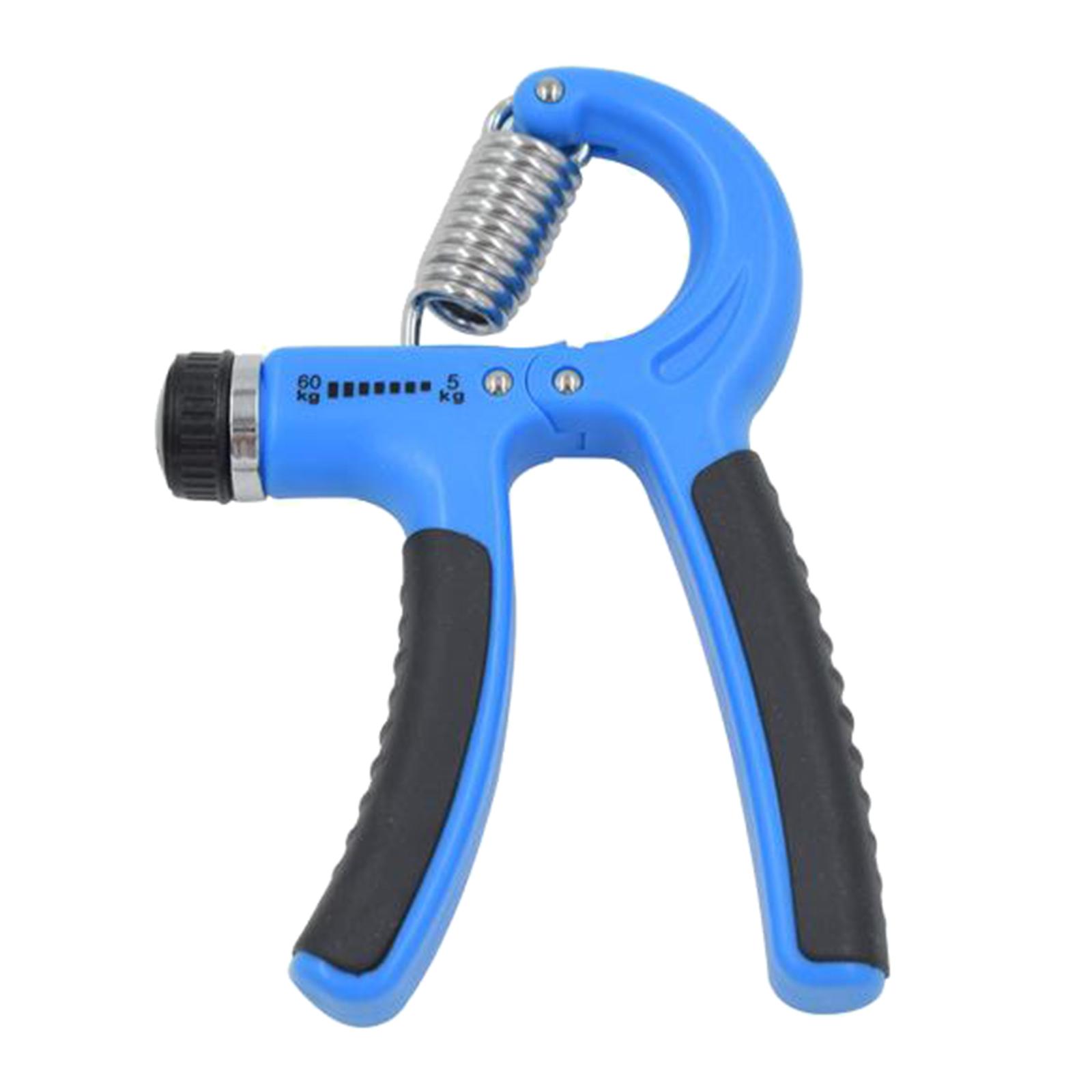 Hand Grip Strengthener Adjustable Wrist Forearm Gripper Exercise Blue