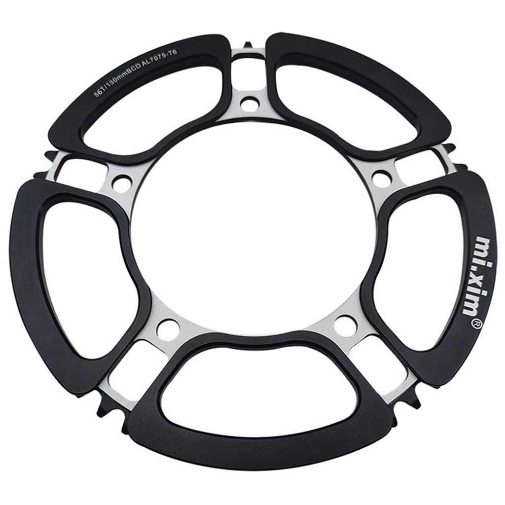 Bicycle Chainrings Narrow Wide Chainwheel Cranksets Guard 130BCD Black