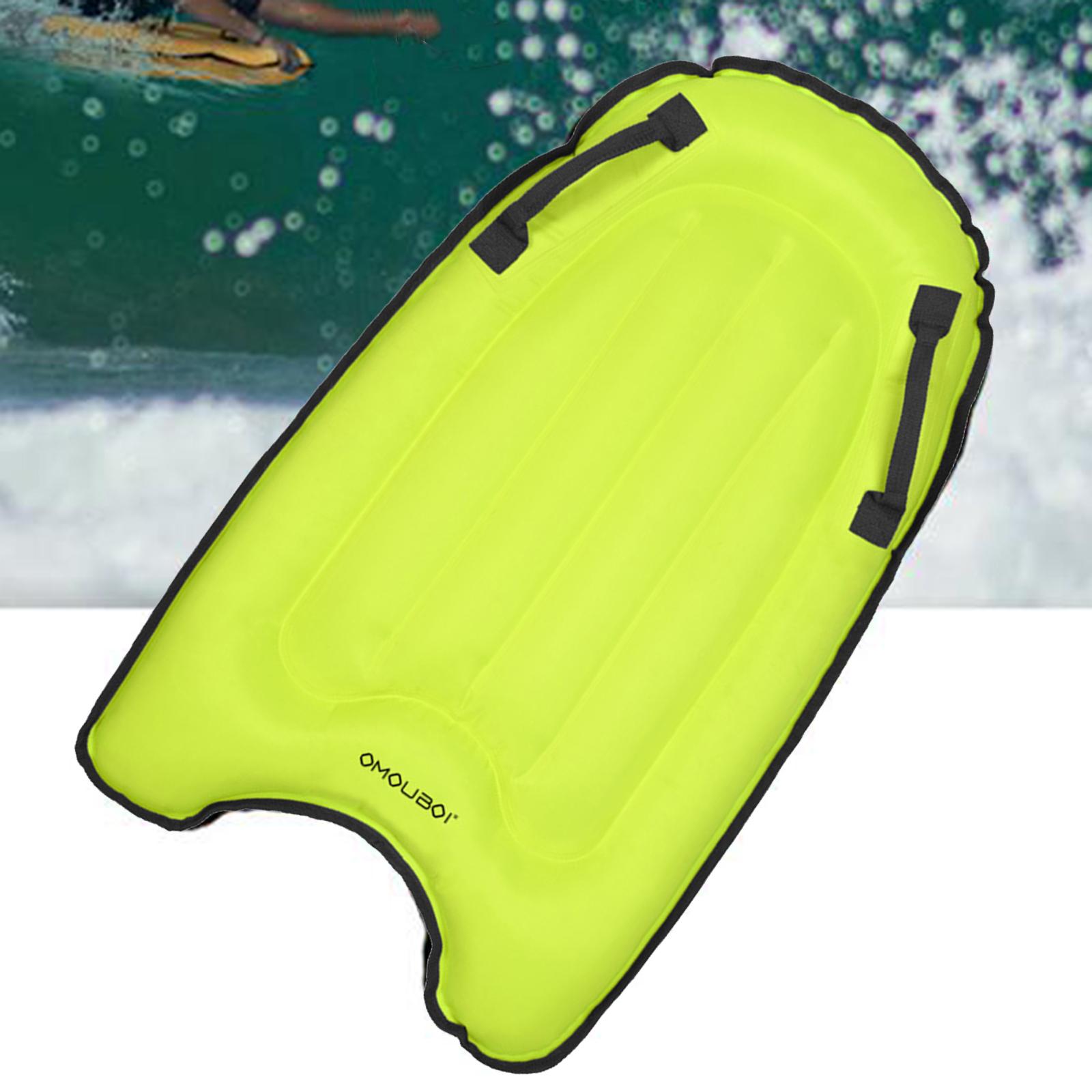 Inflatable Float Board Swimming Surfboard Surfing Toy Green_Board Only