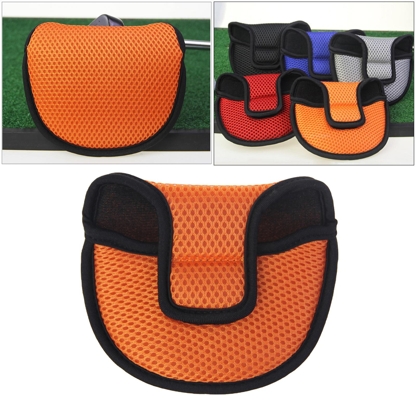 Golf Mallet Putter Head Cover Protect Clubs Headcover Fits All Brands Orange