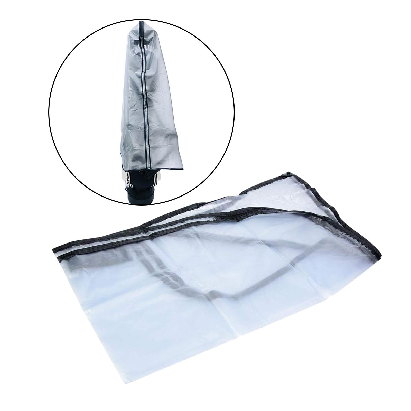 Universal Waterproof Clear Golf Cart/Trolley Bag Rain Cover Golf Bag Cover