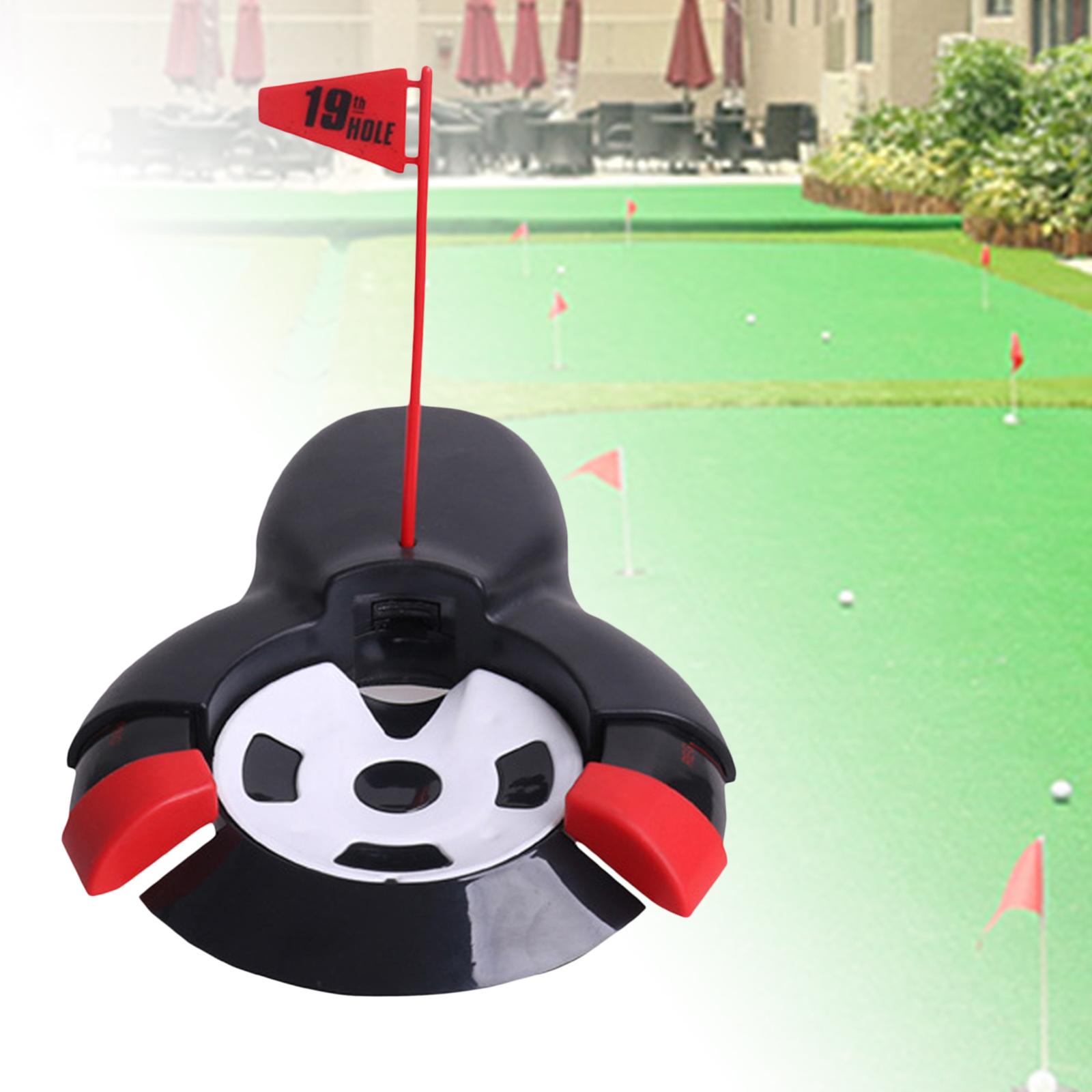 Portable Golf Putting Practice Cup Useful Ball Return Putt Training Tool