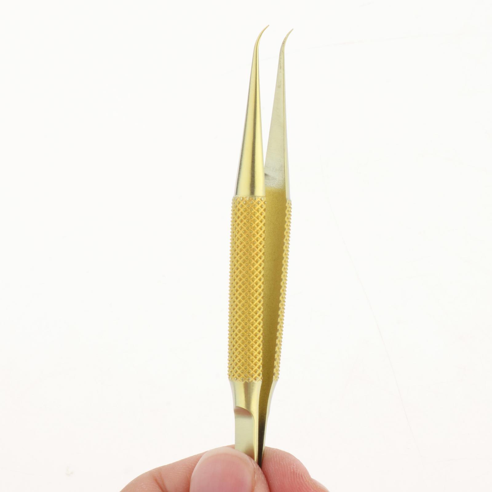 Titanium Alloy Tweezers Precision Jump Line for Mobile Phone Main Board Curved