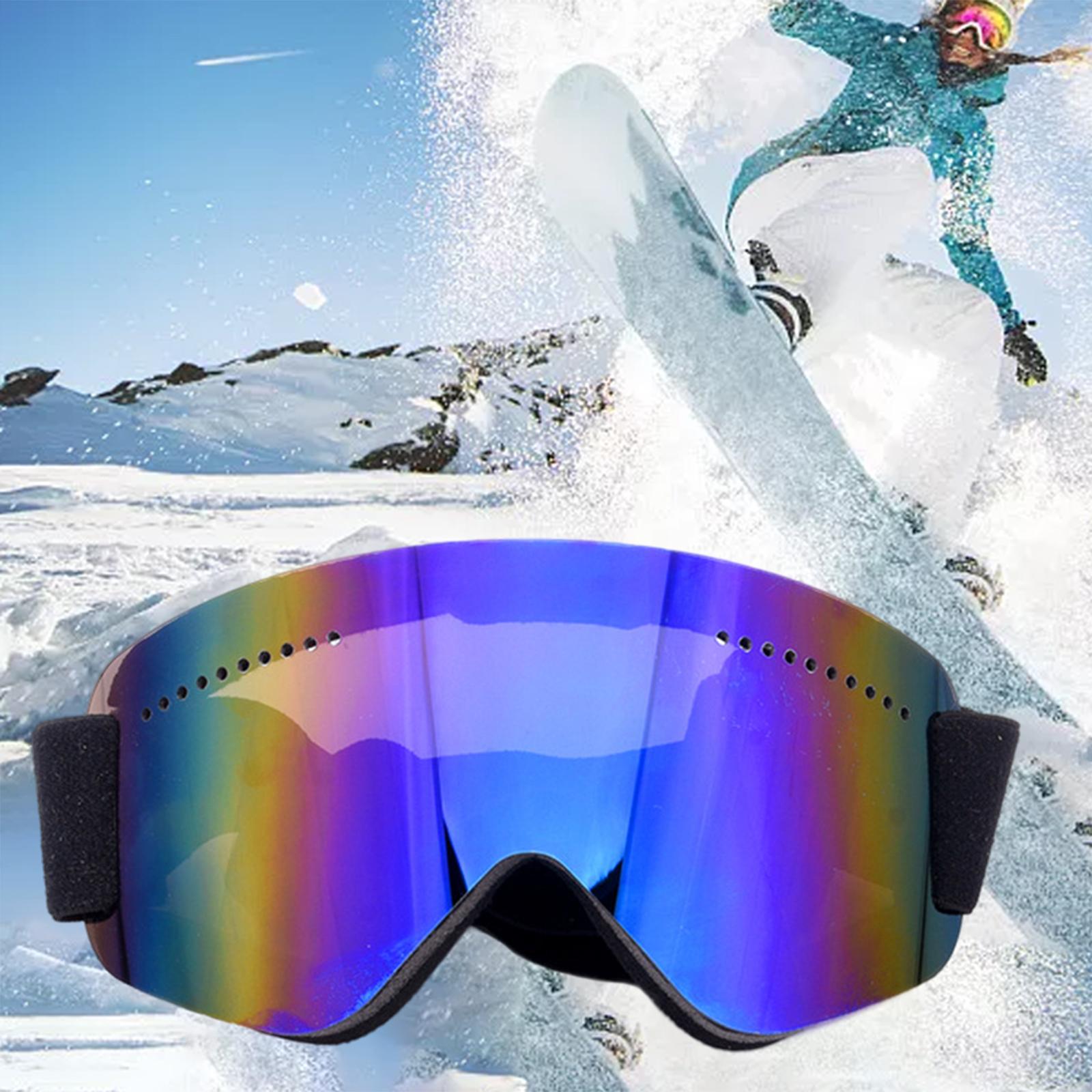 Ski Goggles Women Men Windproof Sunglasses for Cycling Skating Snowmobile Blue