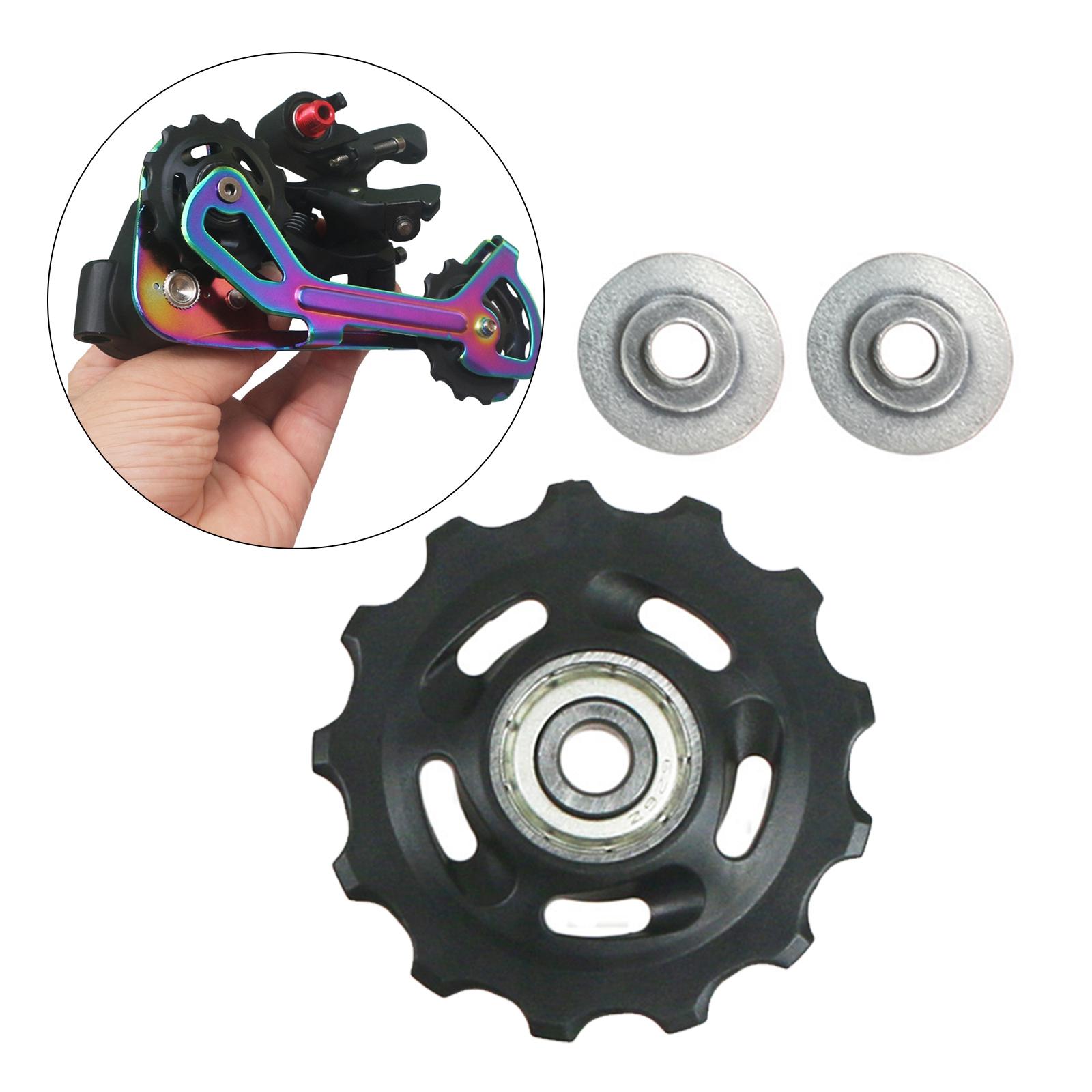 MTB Rear Derailleur Pulley Aluminum Sealed Bearing Replacement Parts 13T