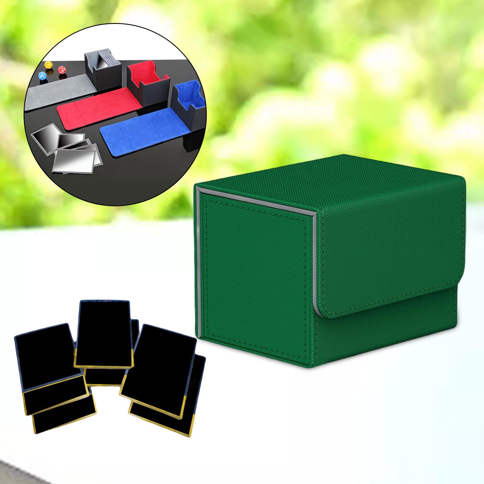 Card Deck Box Organizer Storage Standard Container Game Card green