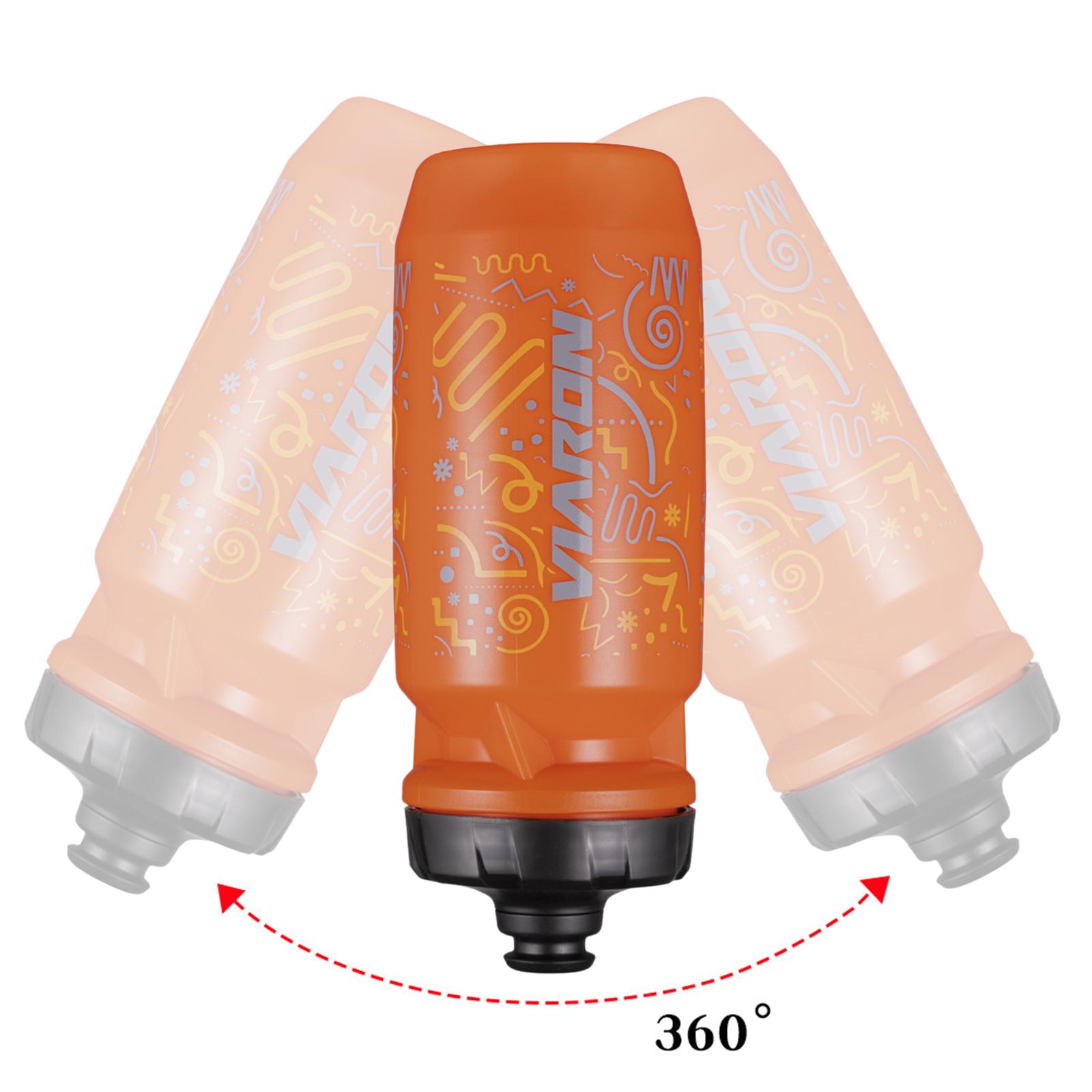 Bike Water Bottle Bicycle Sports Kettle Durable for Running Gym Traveling Orange