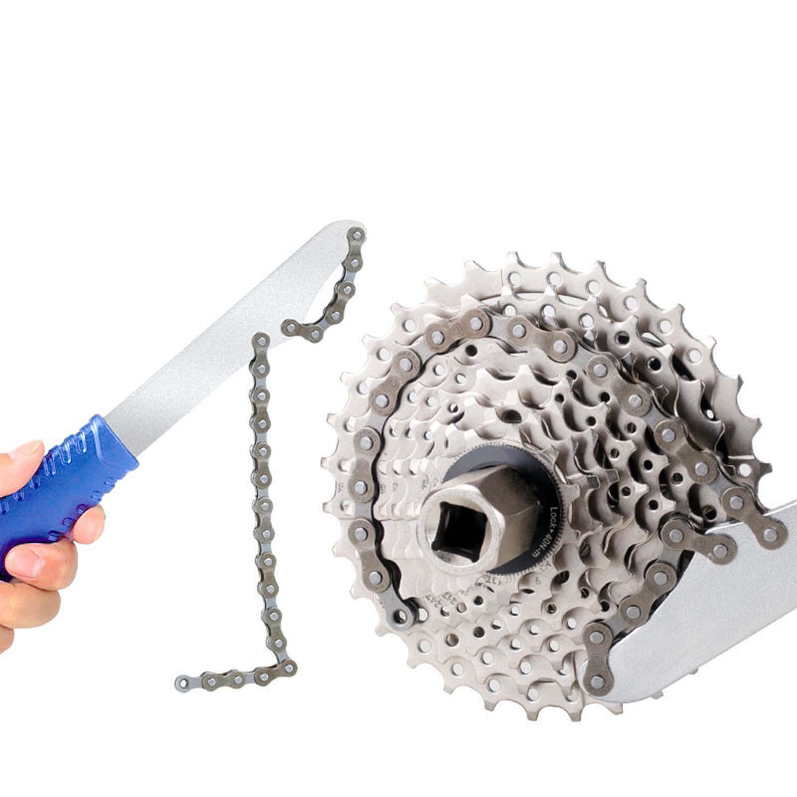 Bike Freewheel Wrench Chain Cassette Sprocket Remover Disassembly Tool Blue