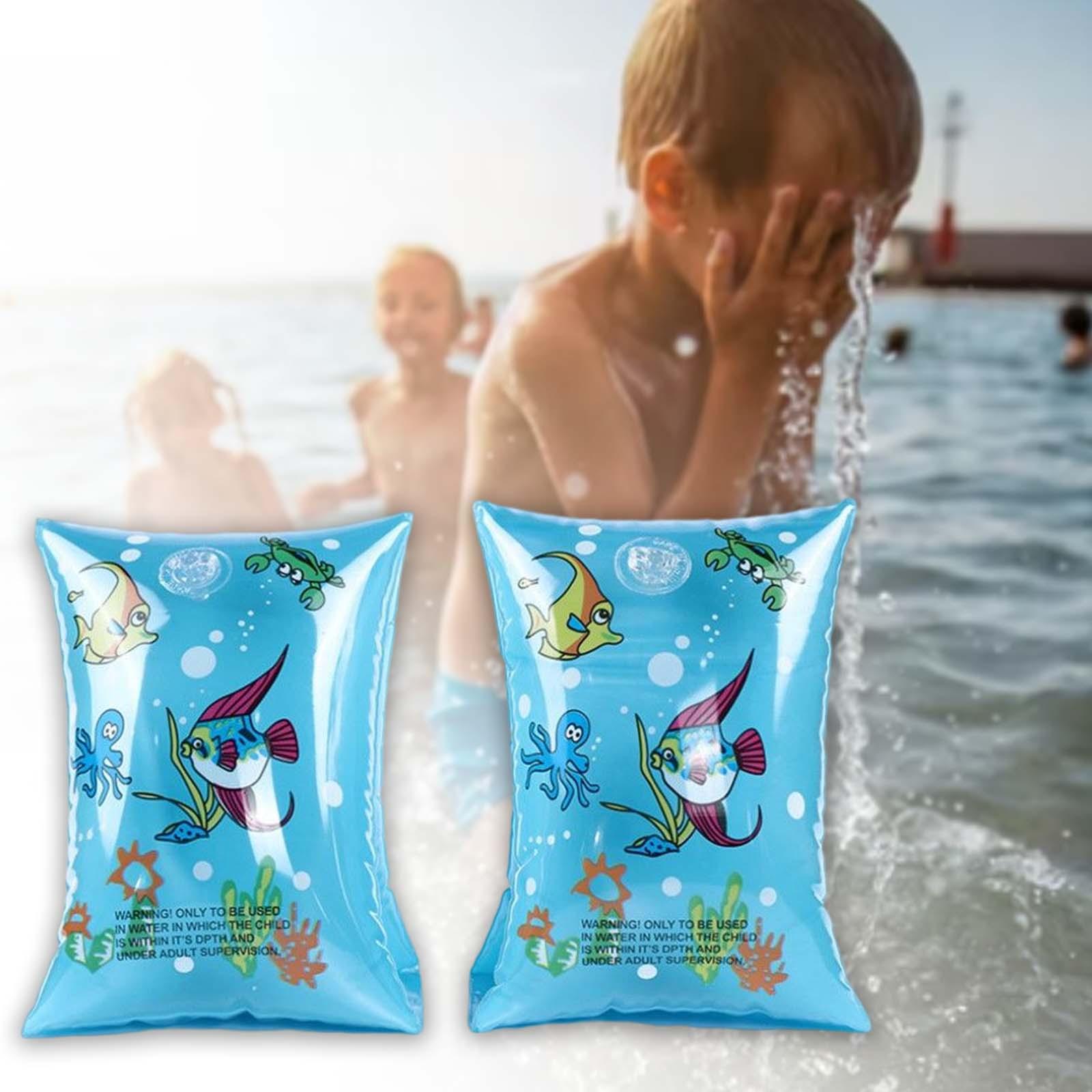 2 Pieces Adult Inflatable Armbands for Kids Tube Child Pool Wear Swimming