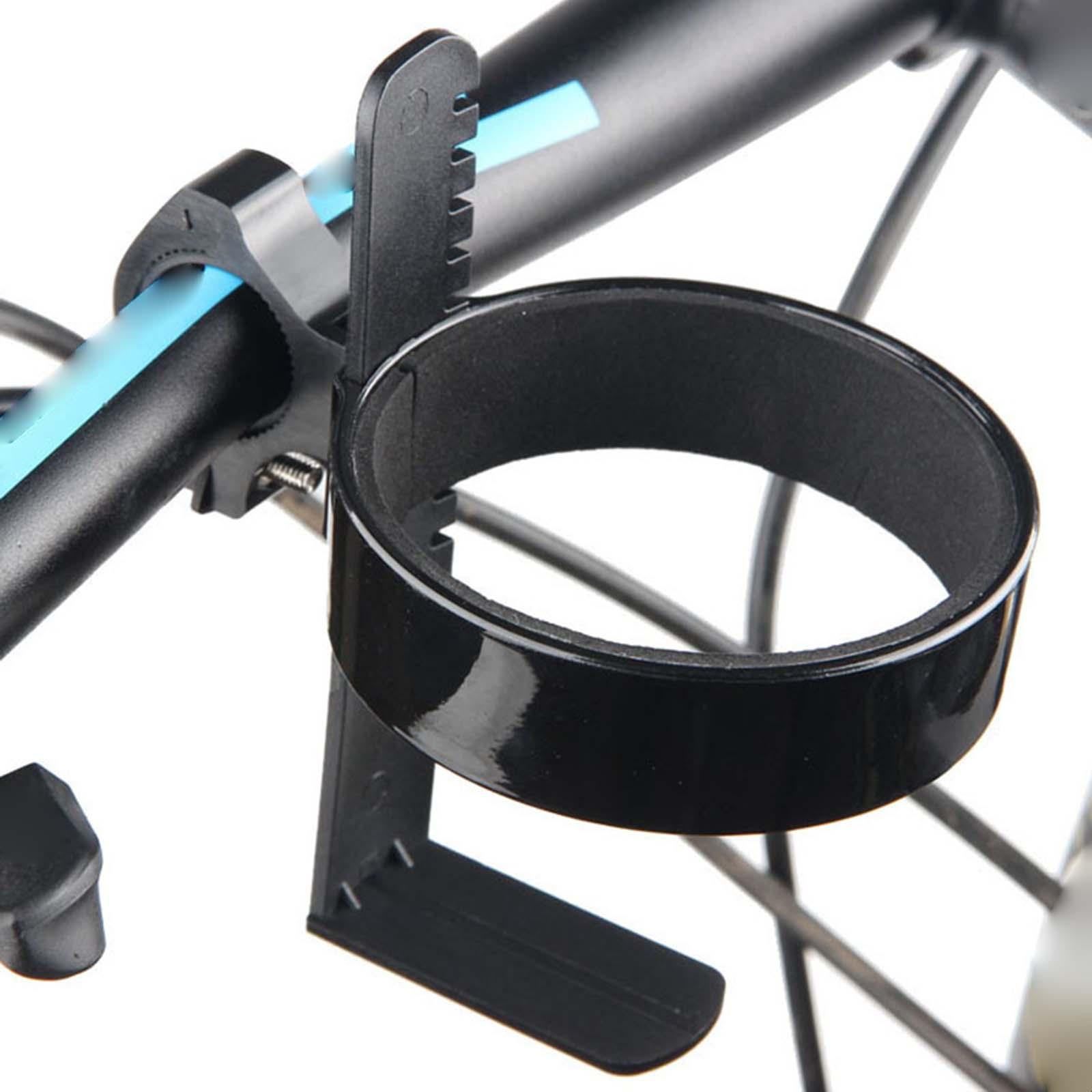 Bike Handlebar Cup Holder Mount for Bicycle Mountain Road Bike Black